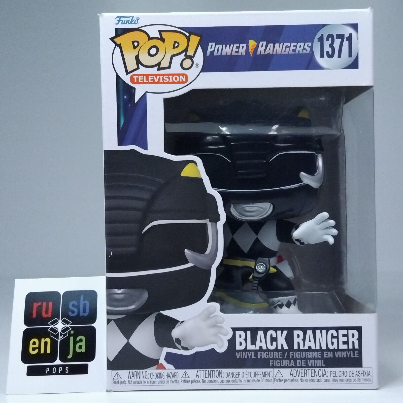 Funko Pop! TV Retro Power Rangers Black Ranger #1371