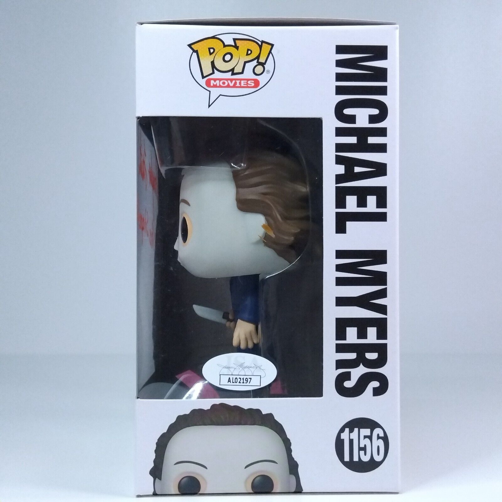 Funko Pop! Movies Horror Halloween Michael Myers Signed Douglas Tait COA #1156