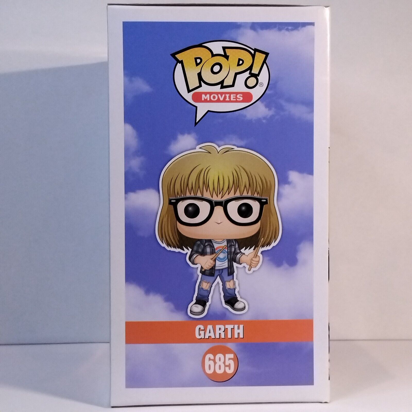 Funko Pop! Movies Wayne's World Garth Signed Dana Carvey COA #685 WS