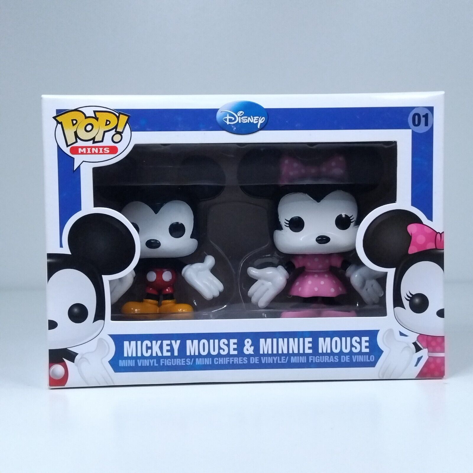 Funko Pop! Minis Disney Mickey Mouse & Minnie Mouse 2 Pack #01