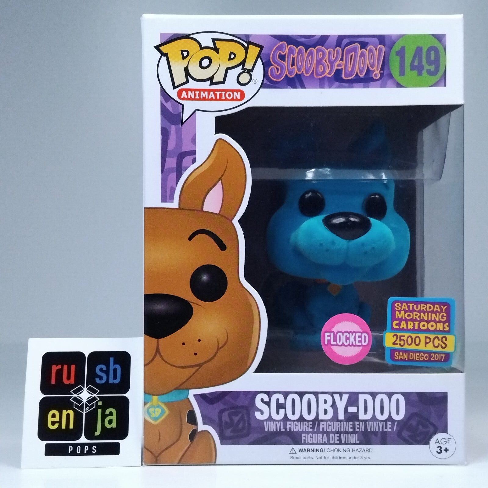 Funko Pop! Animation Scooby-Doo Flocked Blue 2,500 Pcs Limited Edition #149