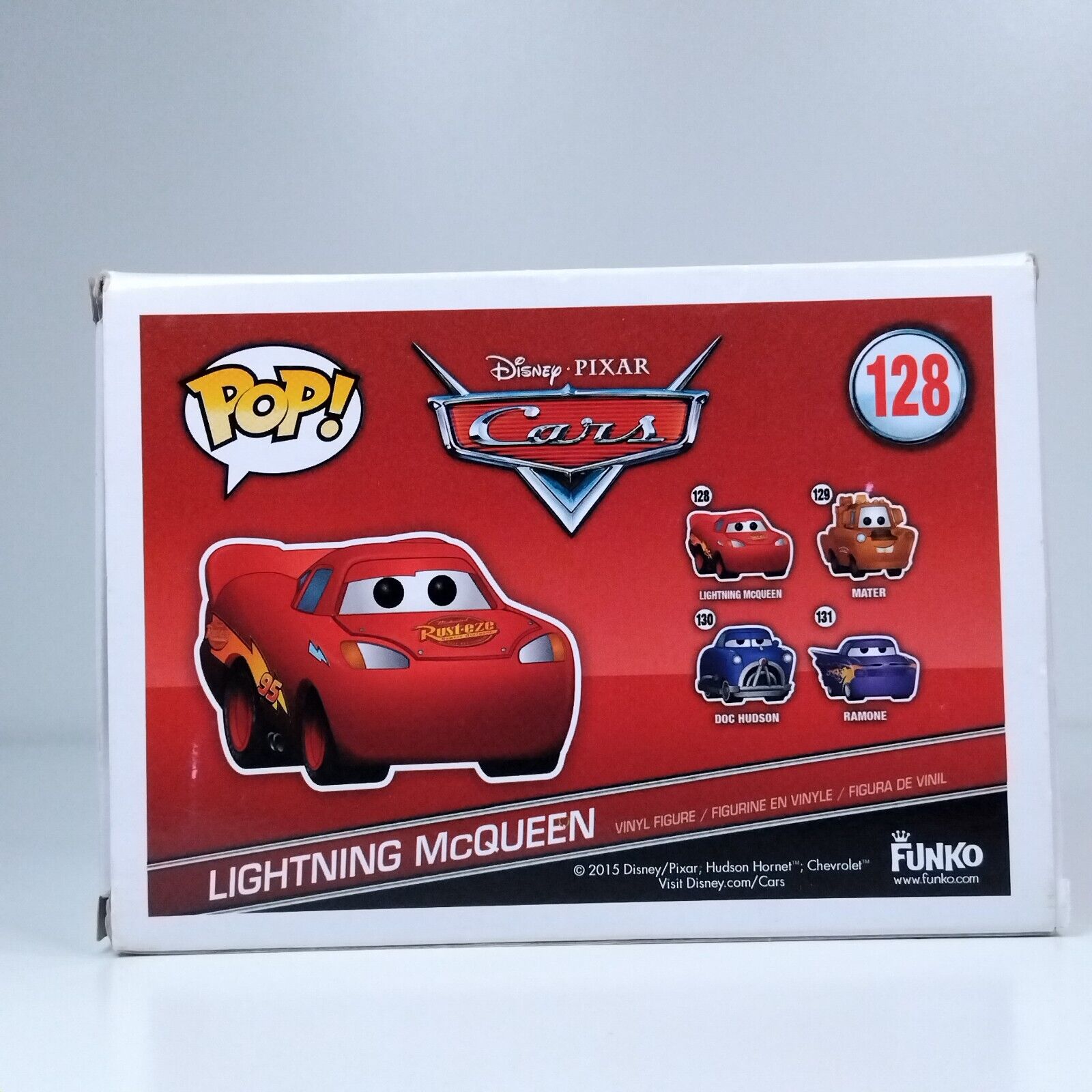 Funko Pop! Disney Cars Lightning McQueen #128