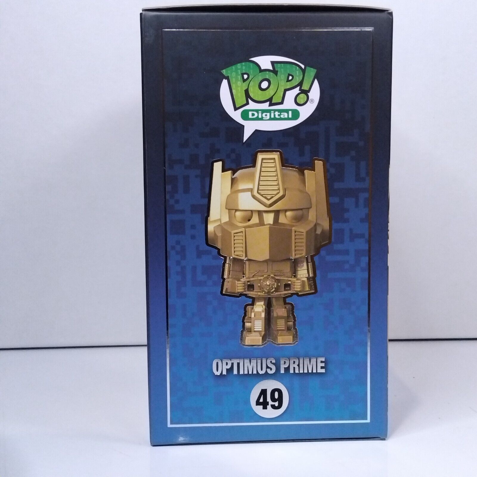 Funko Pop! Digital Retro Toys Transformers Gold Optimus Prime 999 Pcs #49