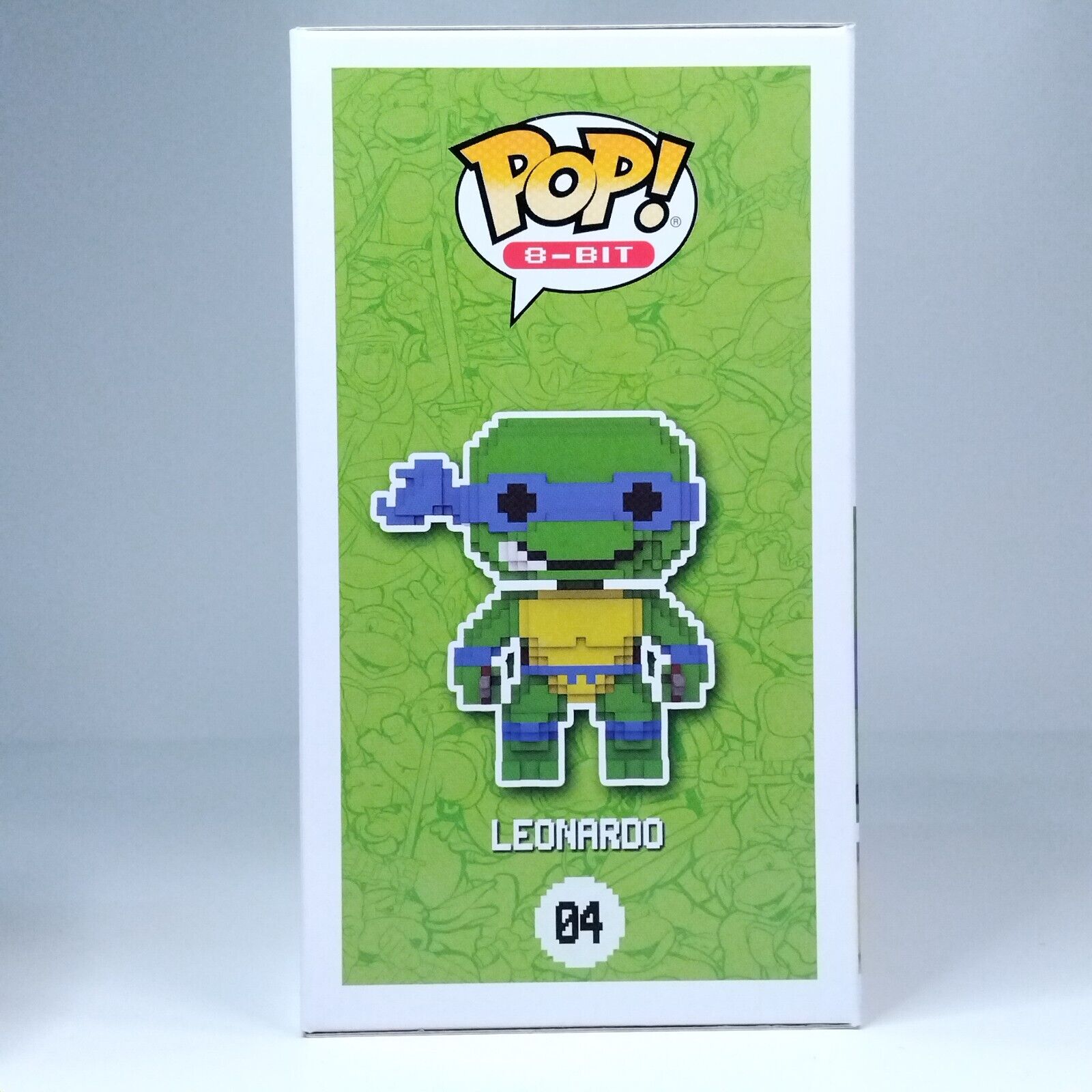 Funko Pop! 8-BIT TMNT Ninja Turtles Leonardo Signed Kevin Eastman 7BAP COA #04