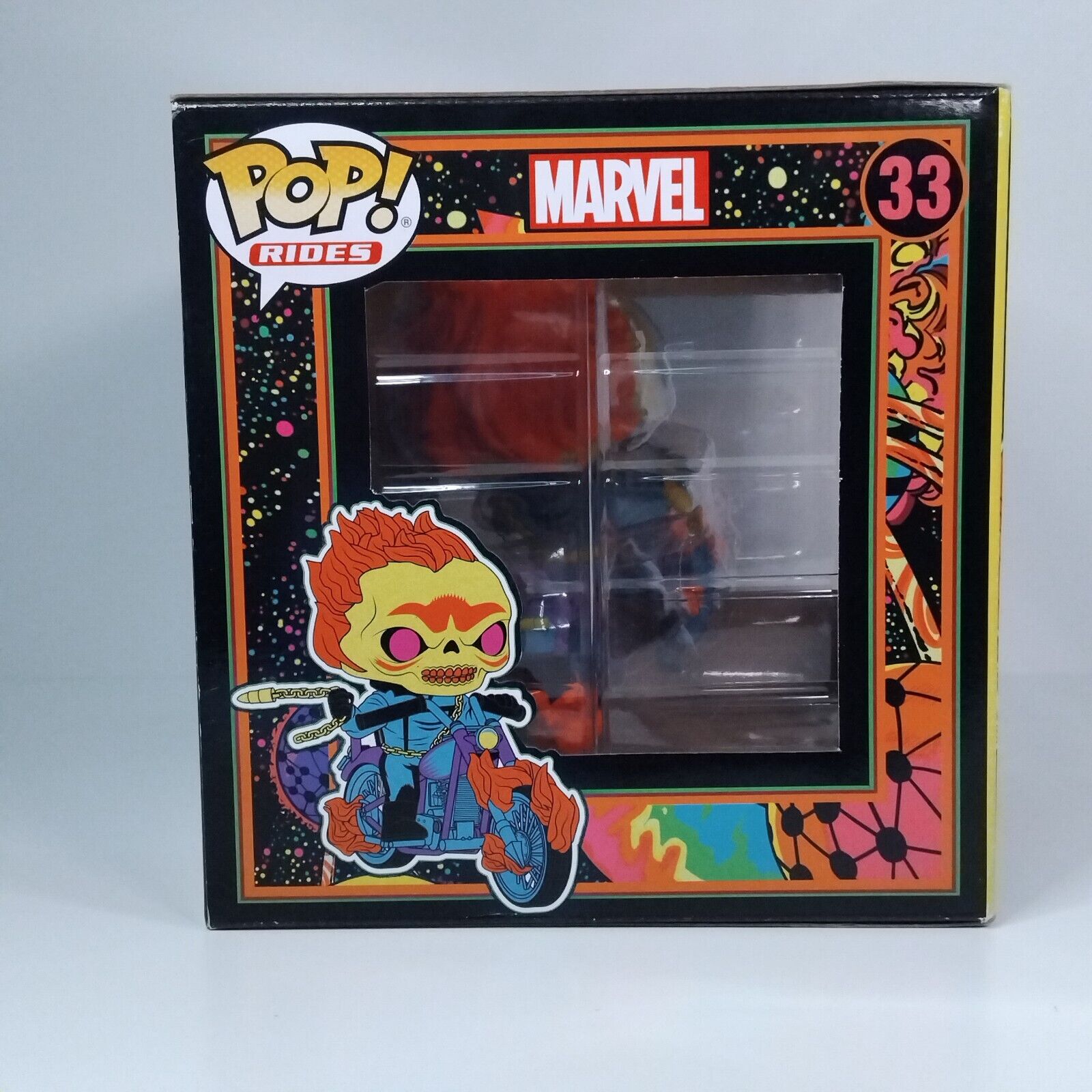 Funko Pop! Marvel Rides Blacklight Ghost Rider Exclusive #33