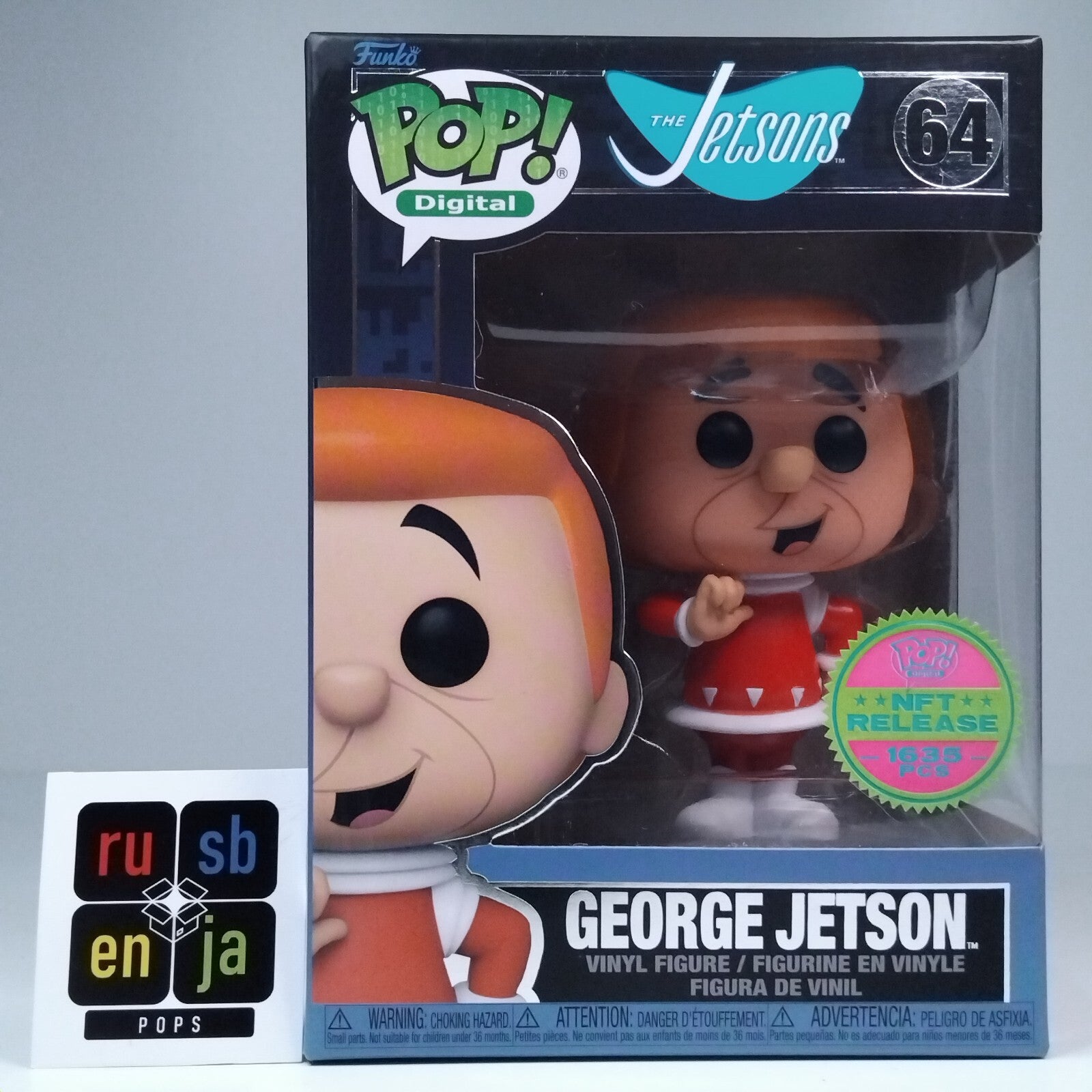 Funko Pop! Digital Animation The Jetsons George Jetson 1,635 Pcs #64