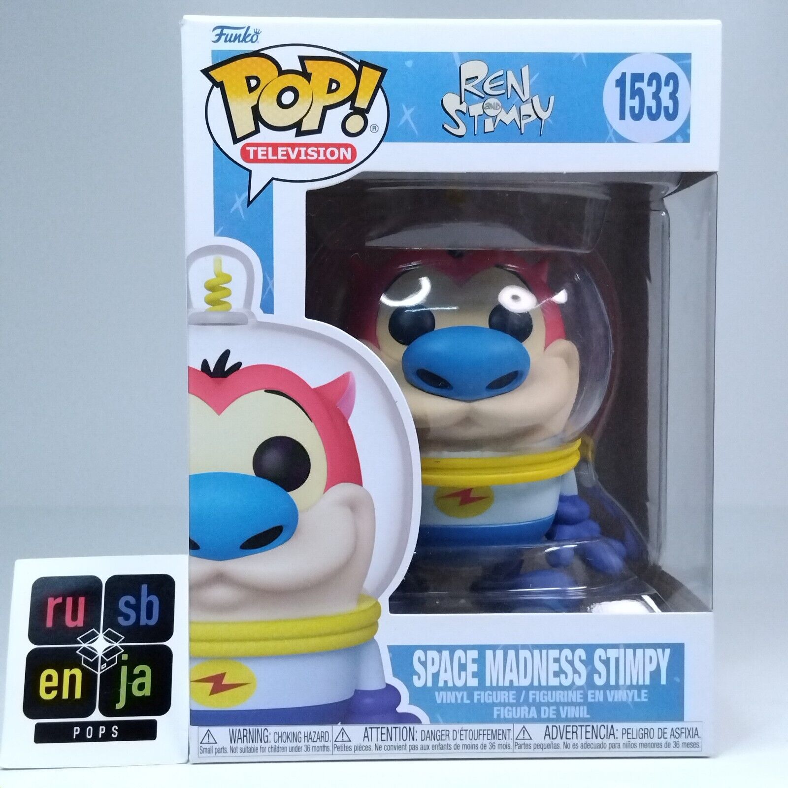 Funko Pop! TV Animation Ren and Stimpy - Space Madness Stimpy #1533