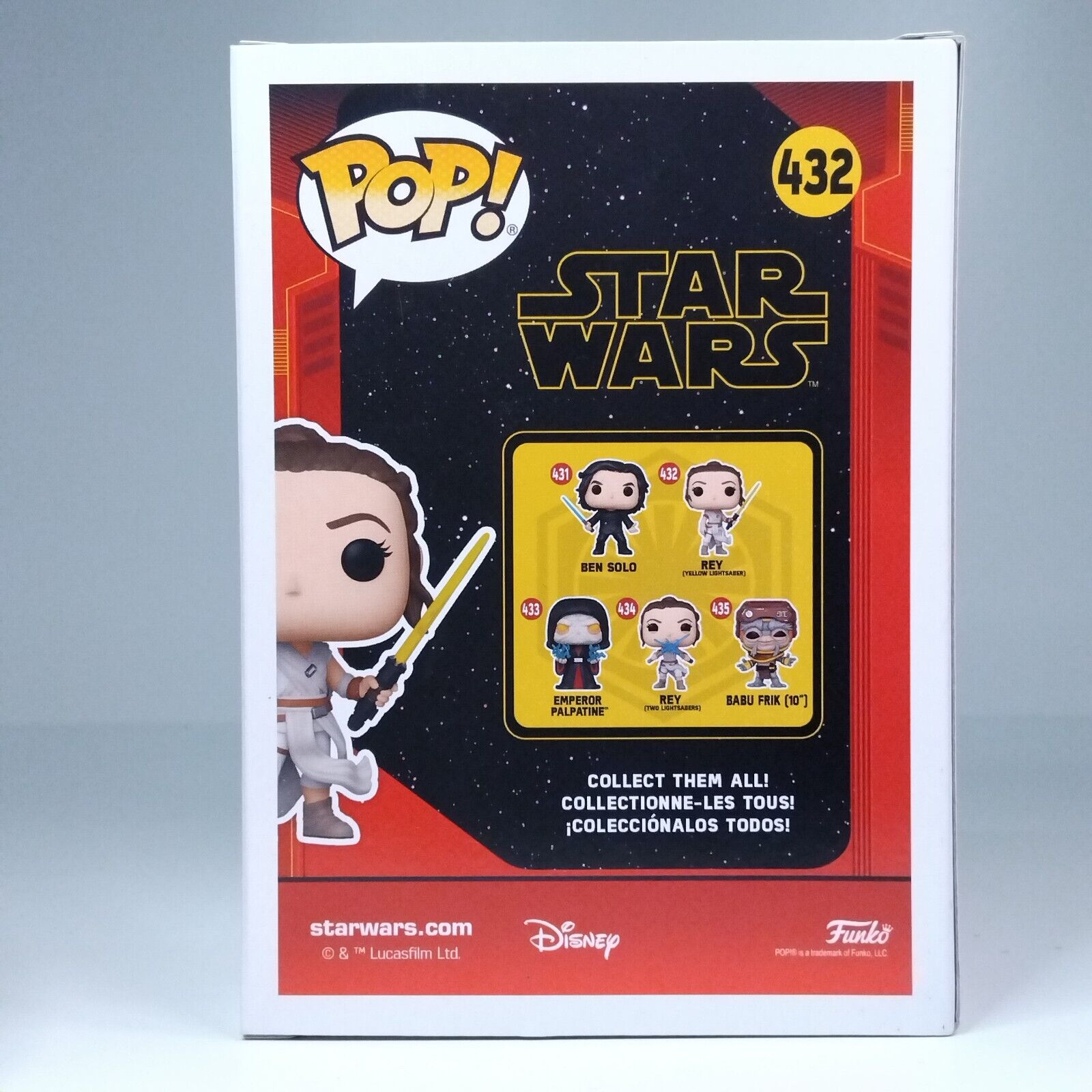 Funko Pop! Star Wars Rey Yellow Lightsaber #432