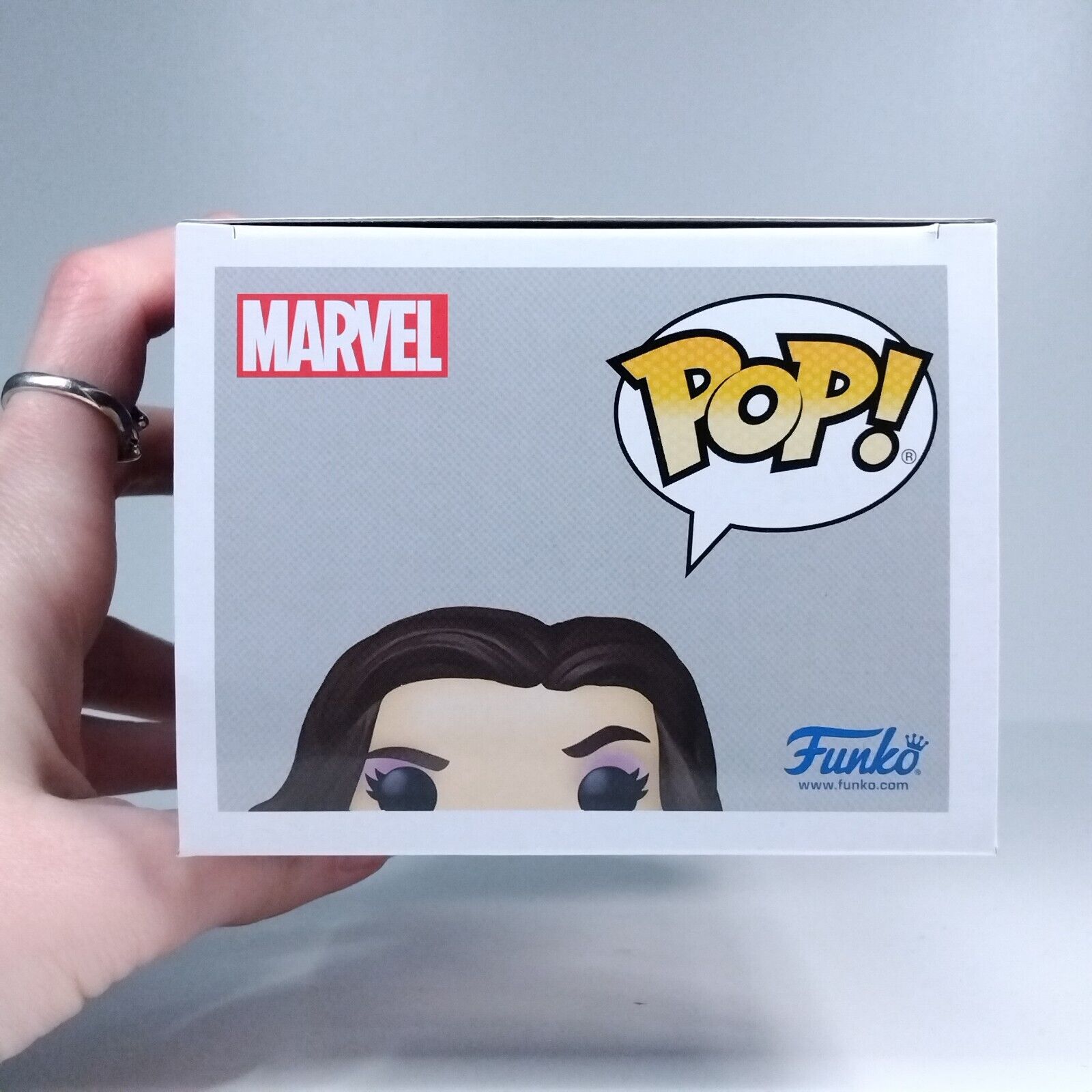 Funko Pop! Marvel Agatha Harkness Signed Kathryn Hahn COA #1471 WS