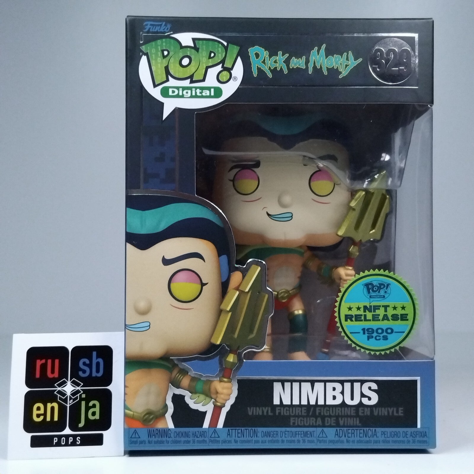Funko Pop! Digital Animation Rick & Morty Nimbus 1,900 Pcs #329