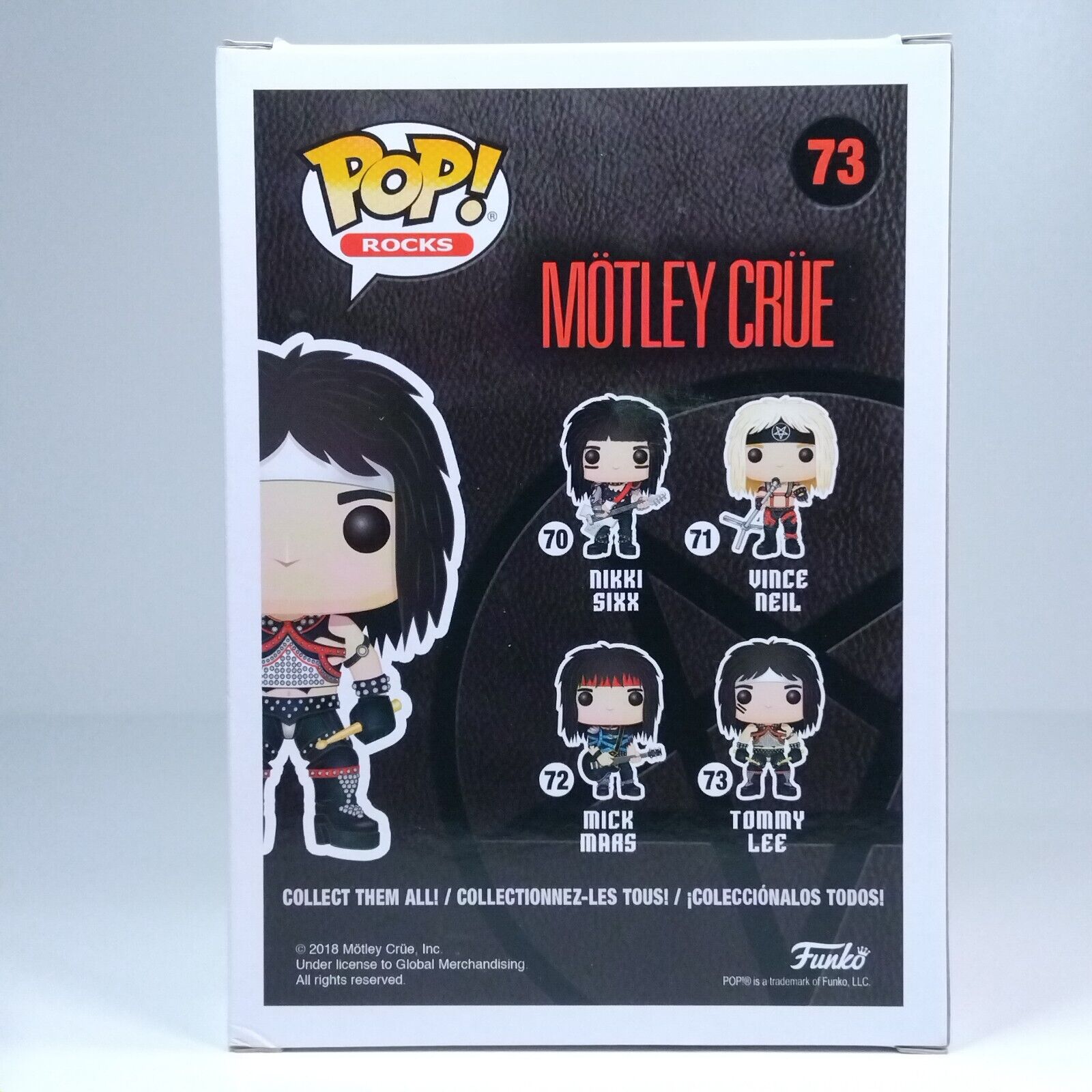 Funko Pop! Rocks Music Motley Crue Tommy Lee #73