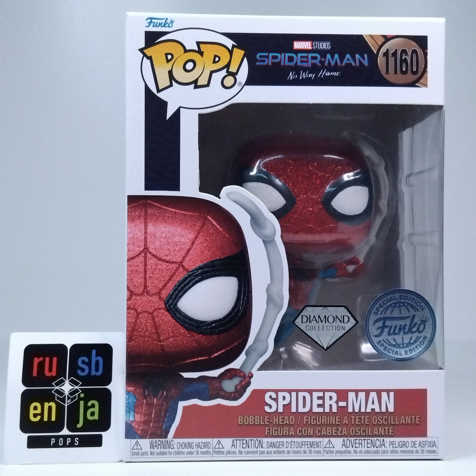 Funko Pop! Marvel Spider-Man Far From Home Diamond Special Edition #1160