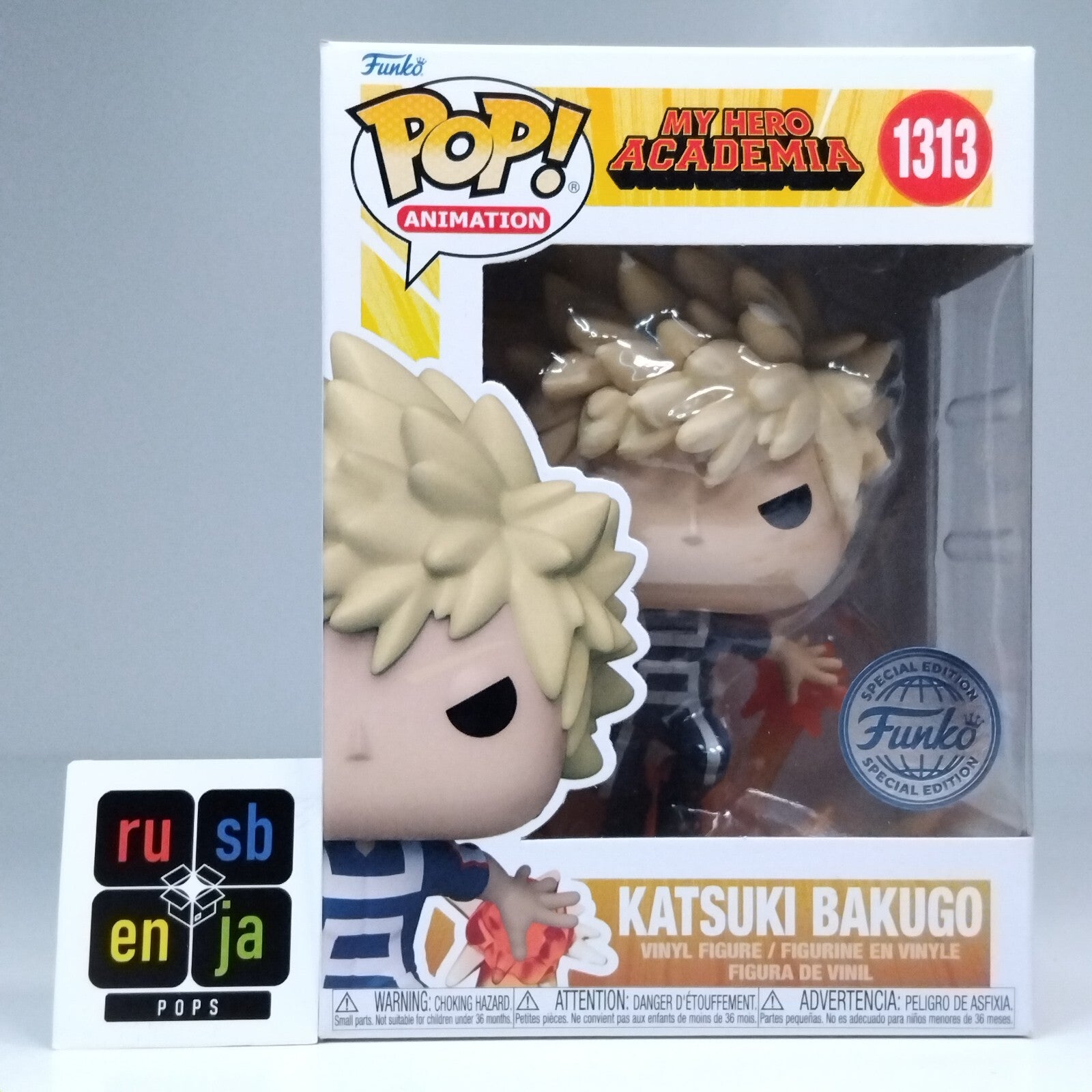 Funko Pop! Anime MHA My Hero Academia Katsuki Bakugo Special Edition #1313
