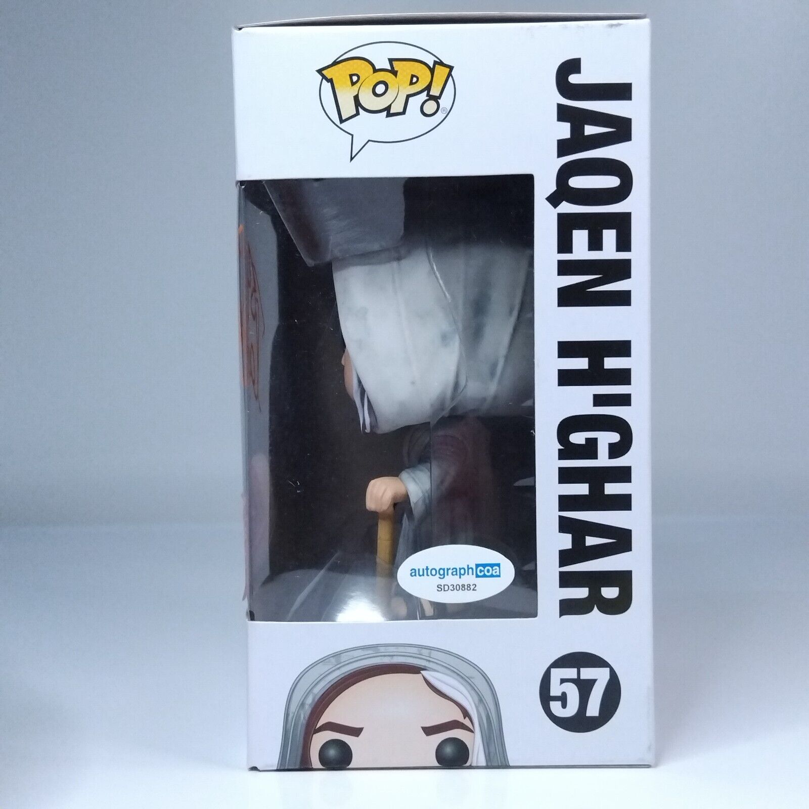 Funko Pop! TV Game of Thrones Jaqen H'Ghar Signed Tom Wlaschiha COA #57 WS