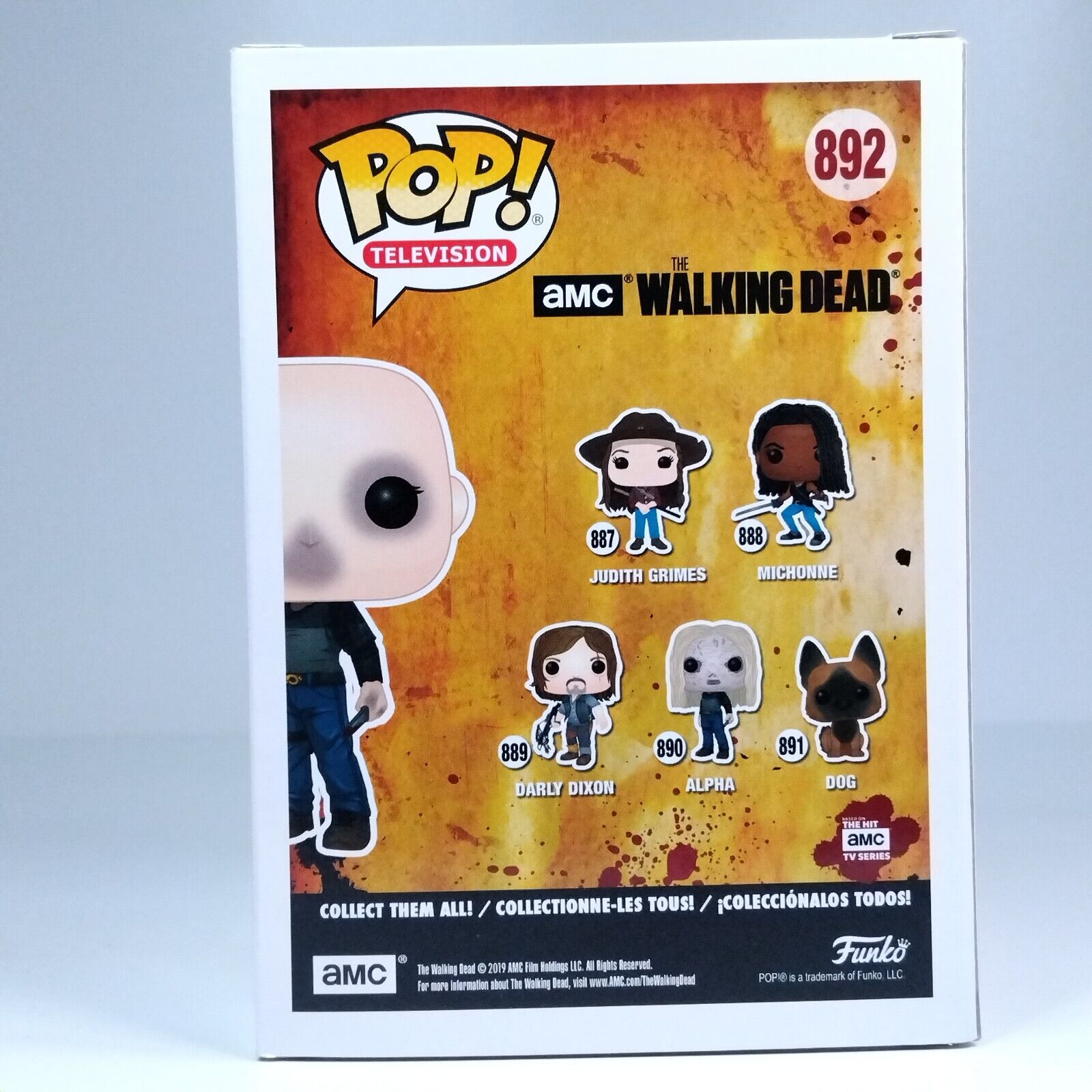 Funko Pop! TV The Walking Dead TWD Alpha Signed Samantha Morton COA #892 WS