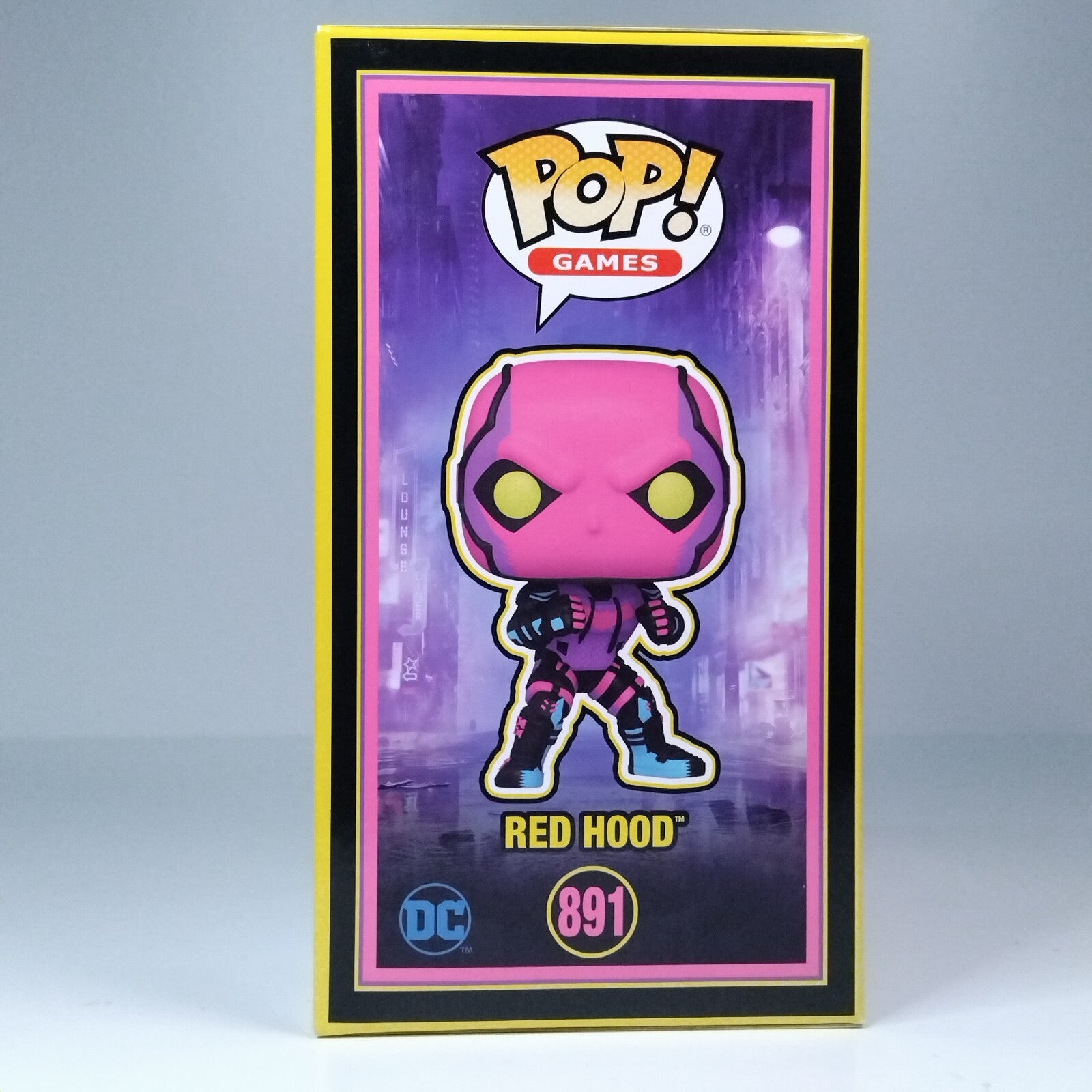 Funko Pop! DC Heroes Games Blacklight Gotham Knights Red Hood Special #891