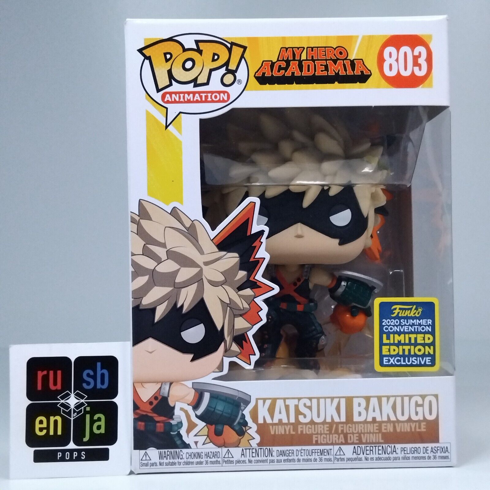 Funko Pop! Anime MHA My Hero Academia Katsuki Bakugo Limited Edition #803