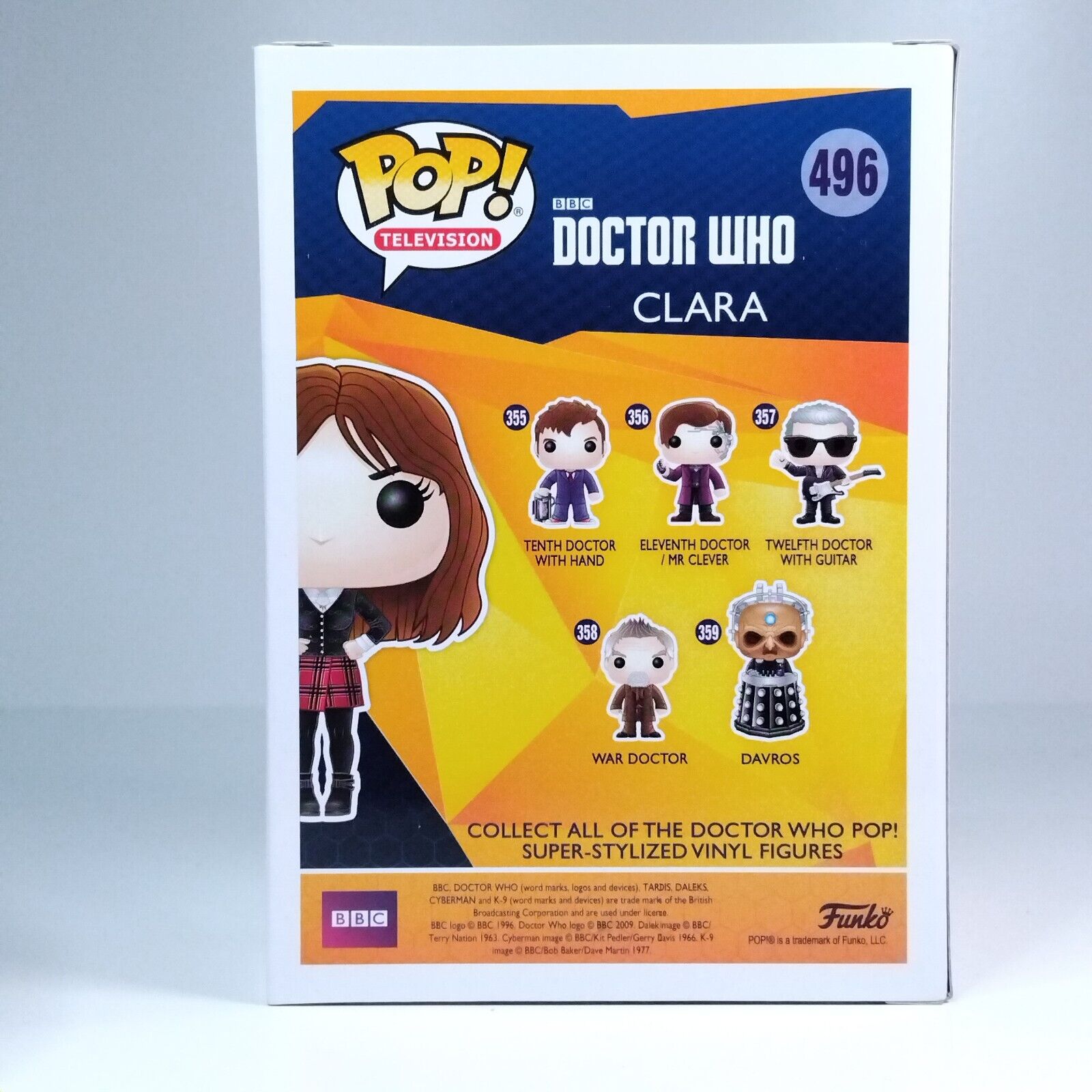 Funko Pop! TV Doctor Who Clara Oswald Exclusive #496