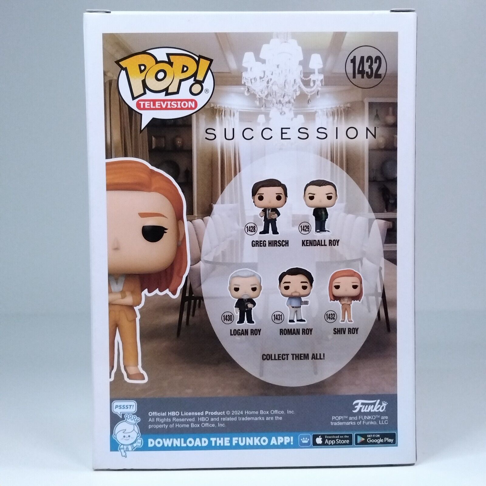 Funko Pop! TV Succession Shiv Roy Signed Sarah Snook COA #1432 WS