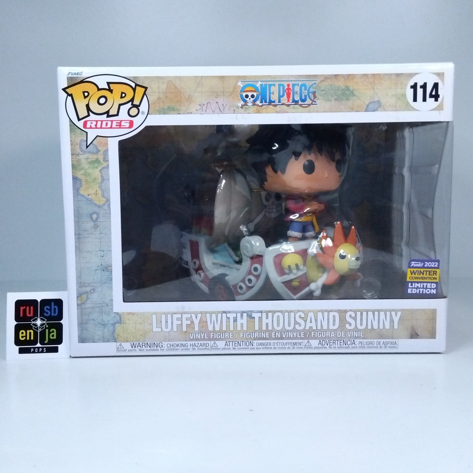 Funko Pop! Anime Rides One Piece Luffy with Thousand Sunny Limited Edition #114