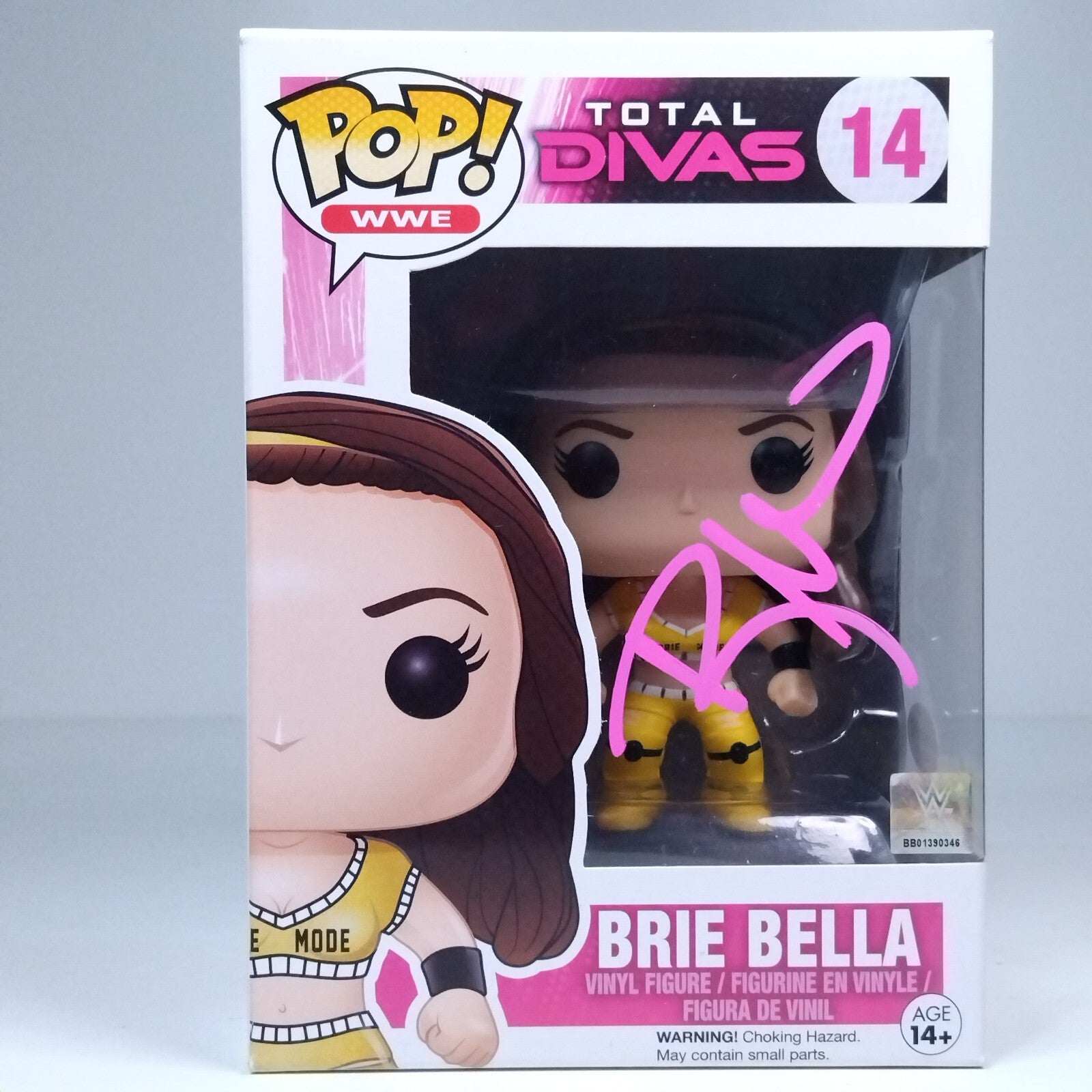Funko Pop! WWE Total Divas Brie Bella Signed COA #14 WS