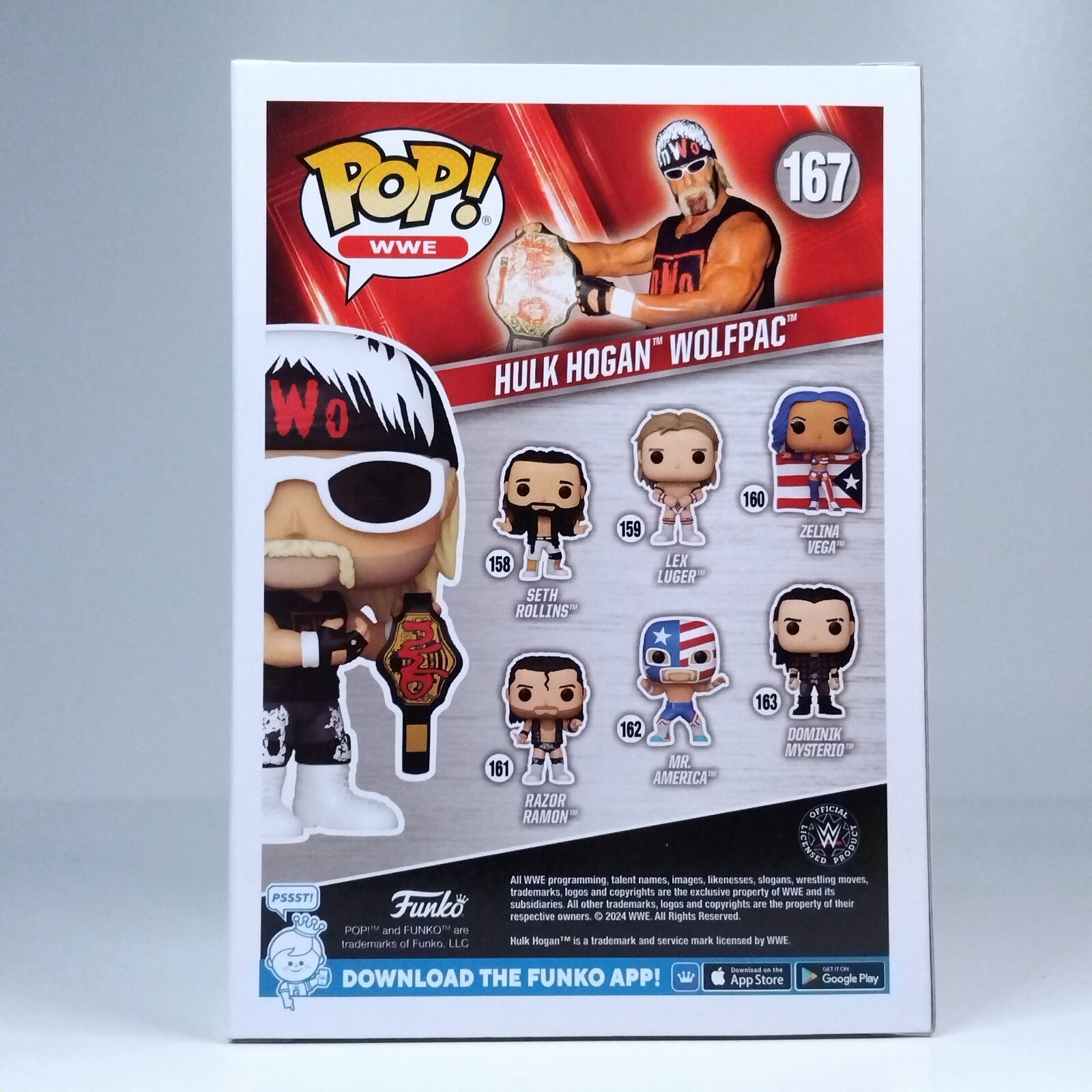 Funko Pop! WWE Hulk Hogan Wolfpac #167