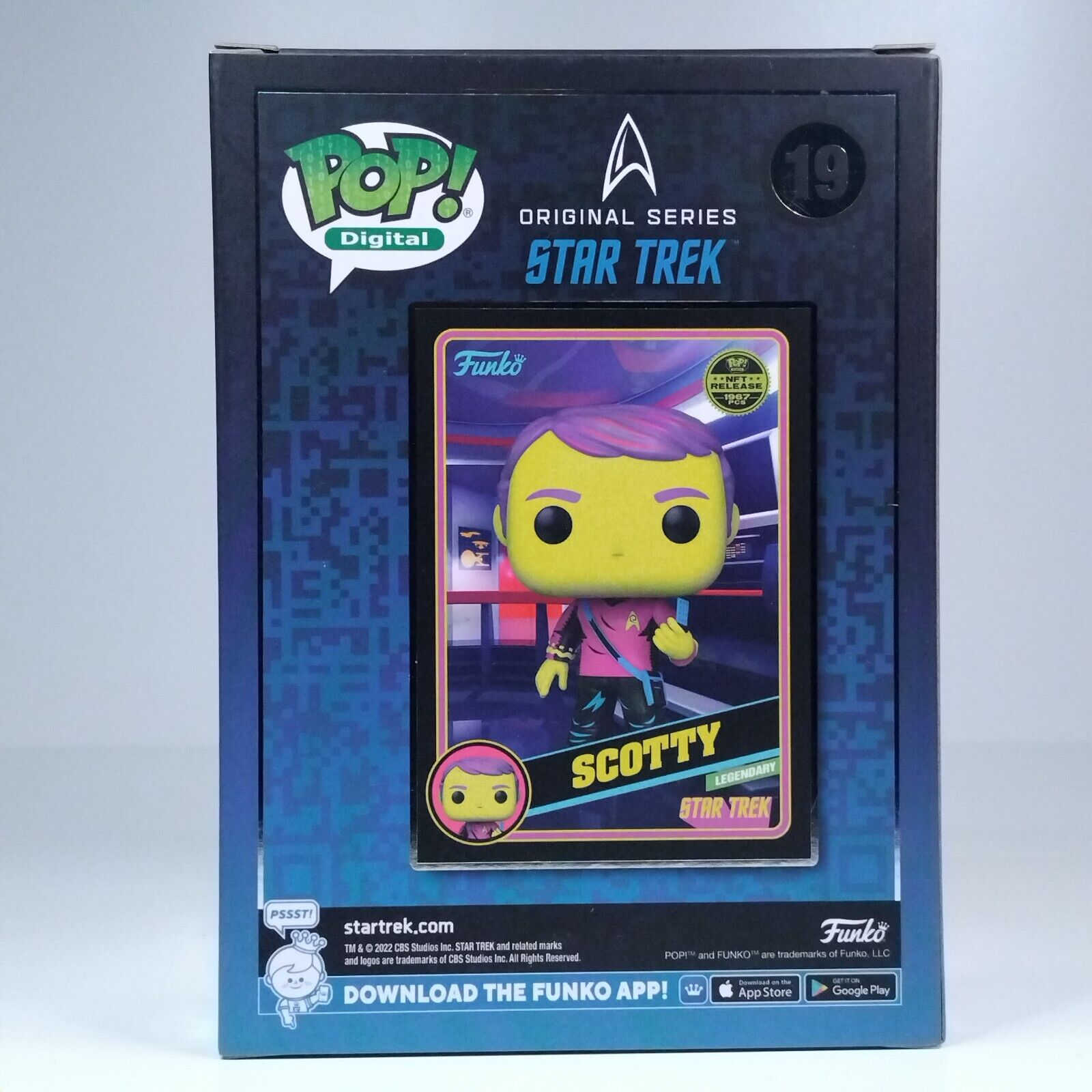 Funko Pop! Digital TV Star Trek Scotty 1,967 Pcs #19