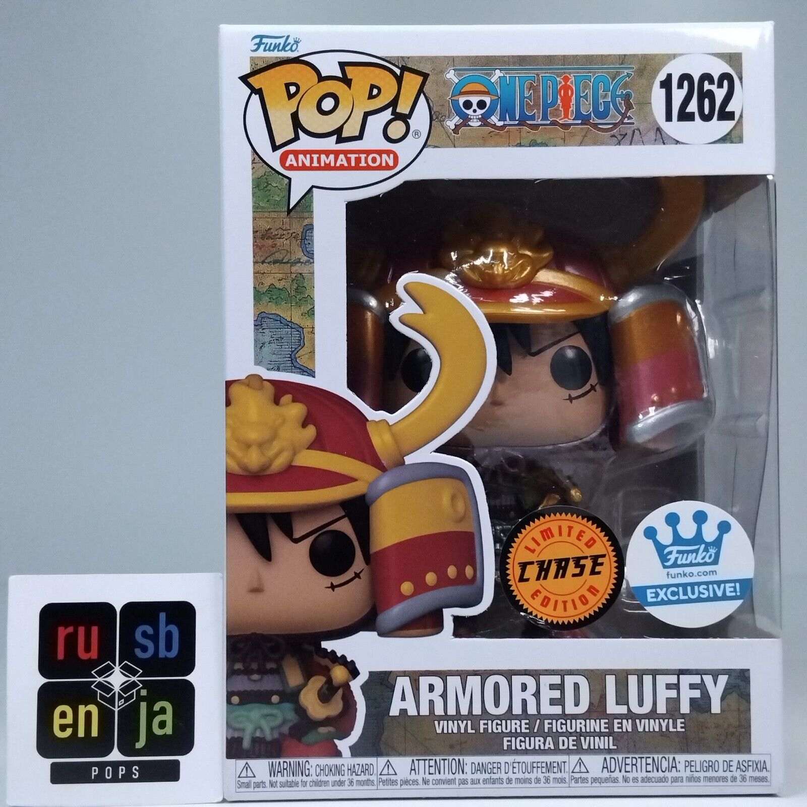 Funko Pop! Anime One Piece Armored Luffy Chase Exclusive #1262