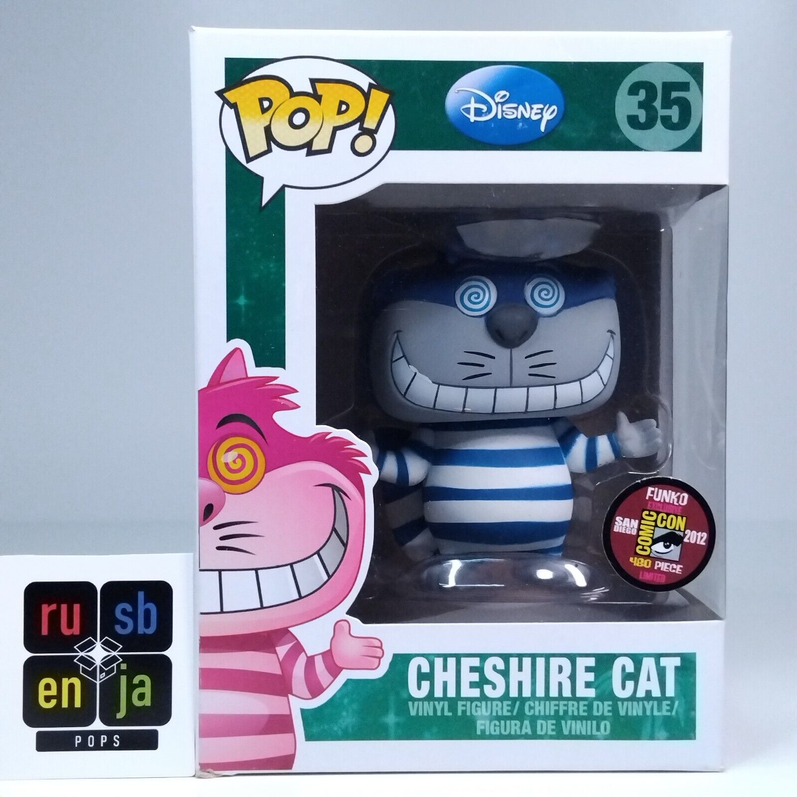 Funko Pop! Disney Alice in Wonderland Cheshire Cat Blue SDCC #35