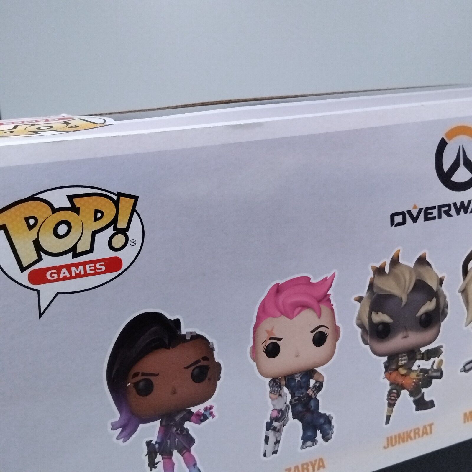 Funko Pop! Games Overwatch Sombra Zarya Junkrat Mercy Glows in Dark 4 Pack