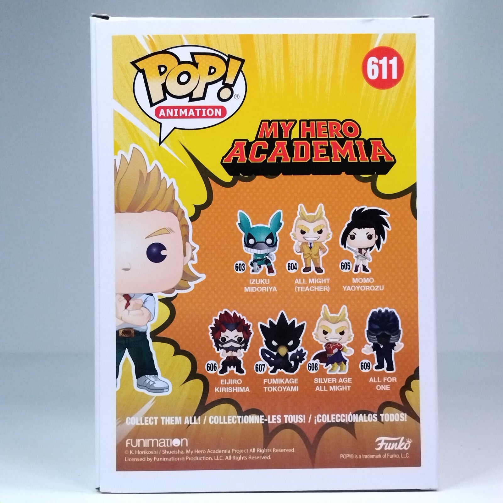 Funko Pop! Anime MHA My Hero Academia Mirio Togata Chalice Collectibles #611