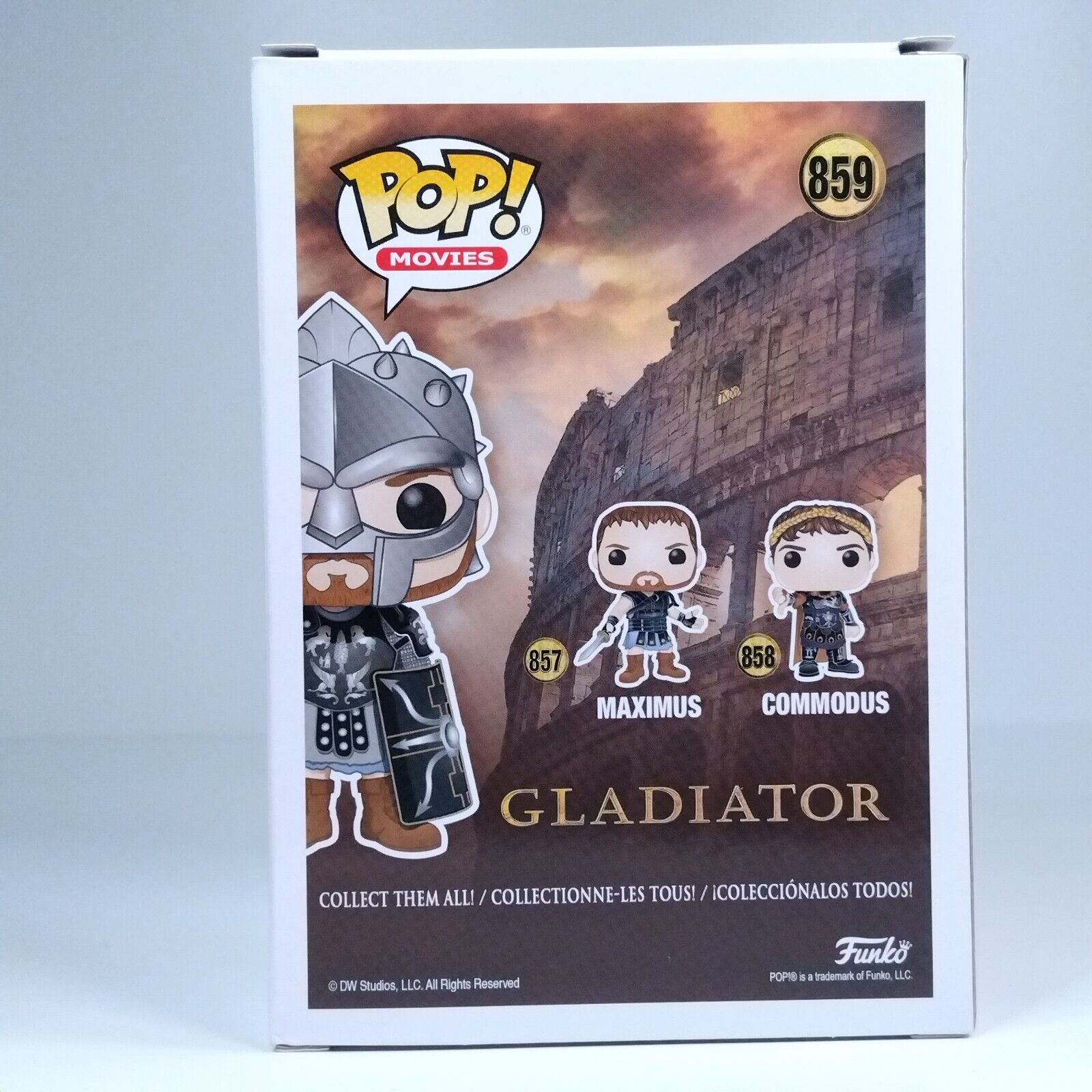 Funko Pop! Movies Gladiator Maximus Signed Russell Crowe COA #859 WS