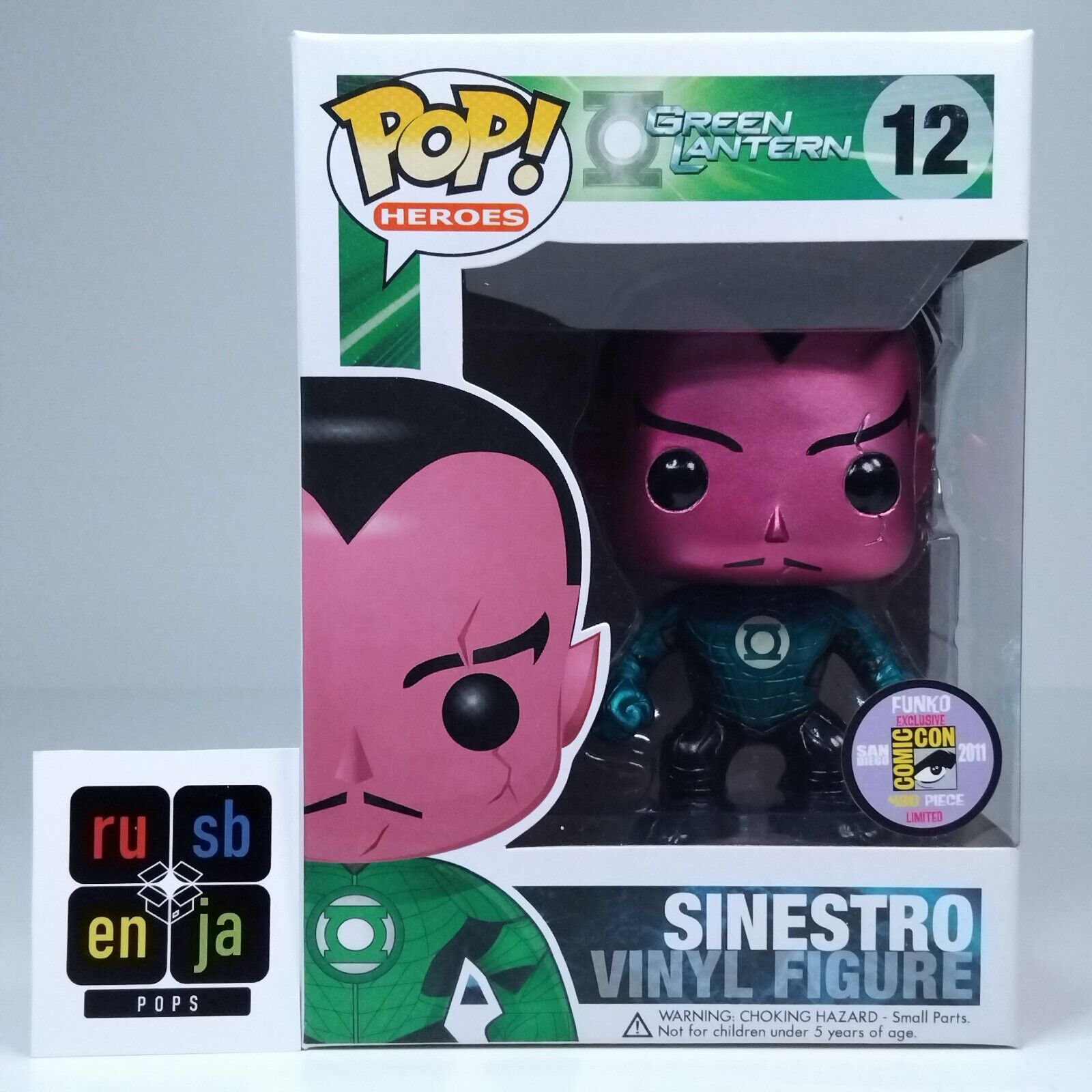 Funko Pop! DC Heroes Green Lantern Sinestro SDCC 480 Pcs #12