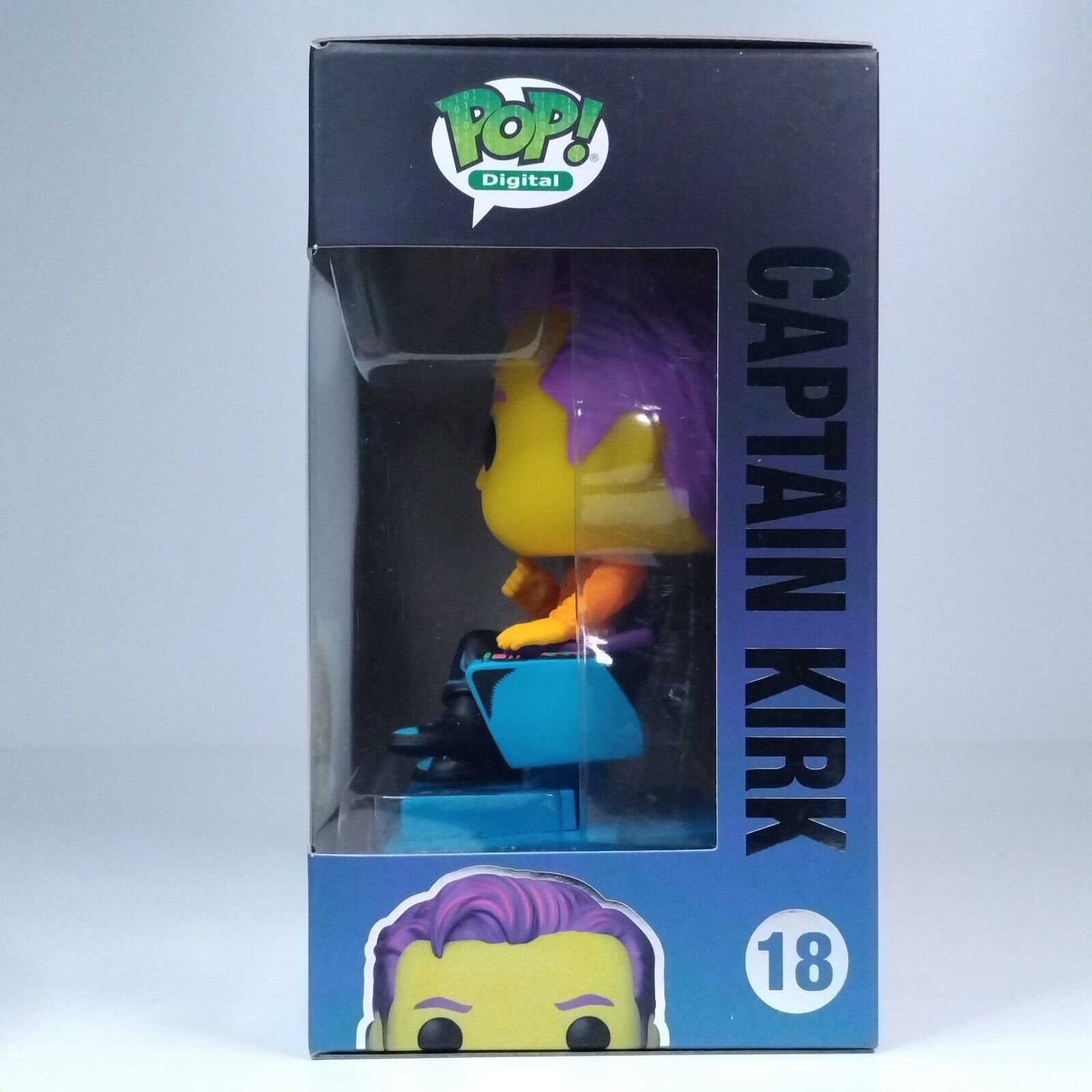 Funko Pop! Digital TV Star Trek Captain Kirk 1,967 Pcs #18