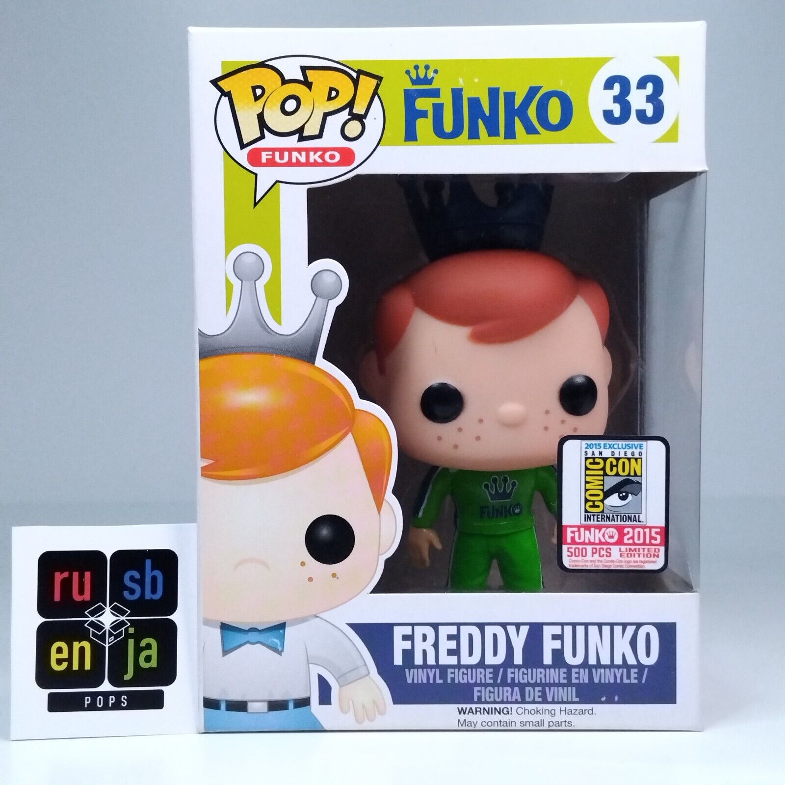 Funko Pop! Movies Talladega Nights Freddy Funko Green SDCC 500 Pcs #33