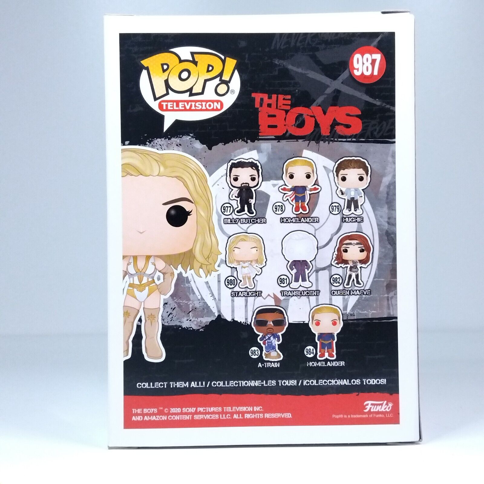 Funko Pop! TV The Boys Starlight Signed Erin Moriarty COA #987