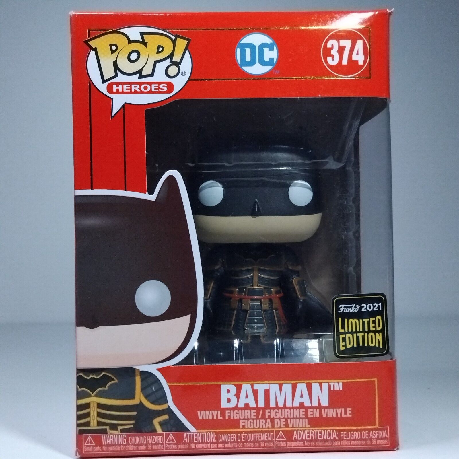 Funko Pop! DC Heroes Imperial Palace Metallic The Batman #374