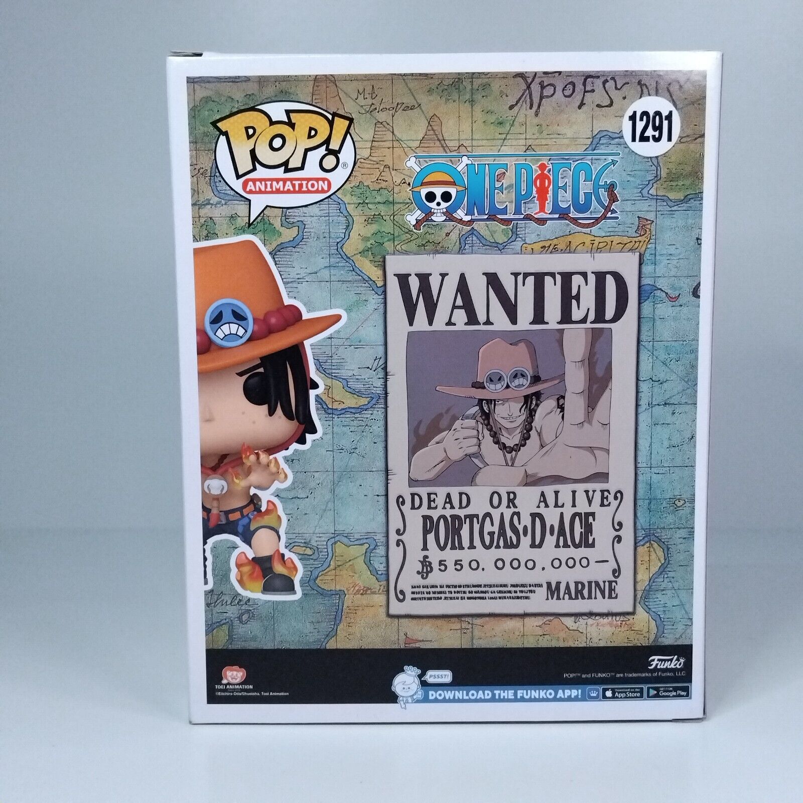 Funko Pop! Anime One Piece Wanted Poster Ace Special Edition #1291