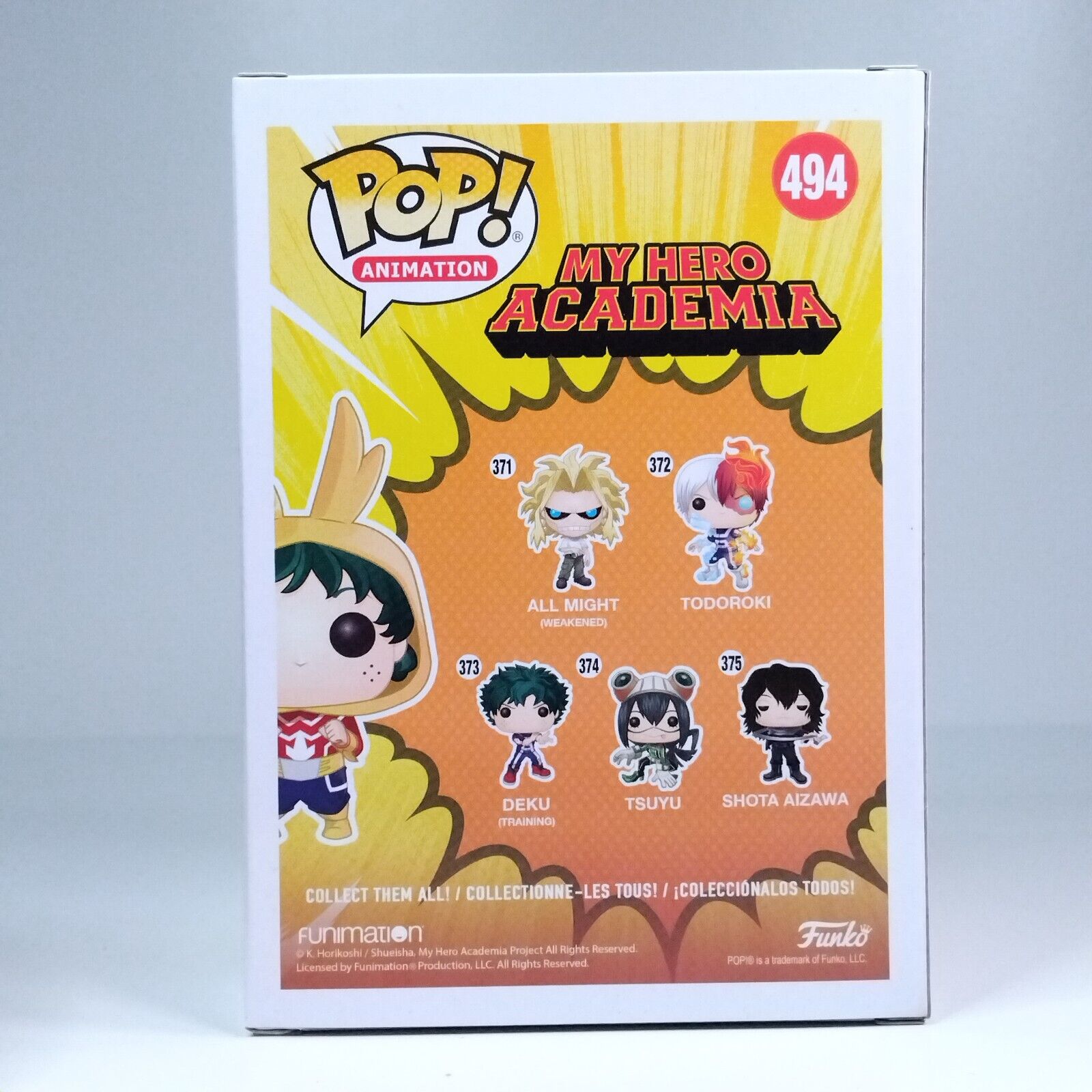 Funko Pop! Anime MHA My Hero Academia Deku in One Gamestop #494