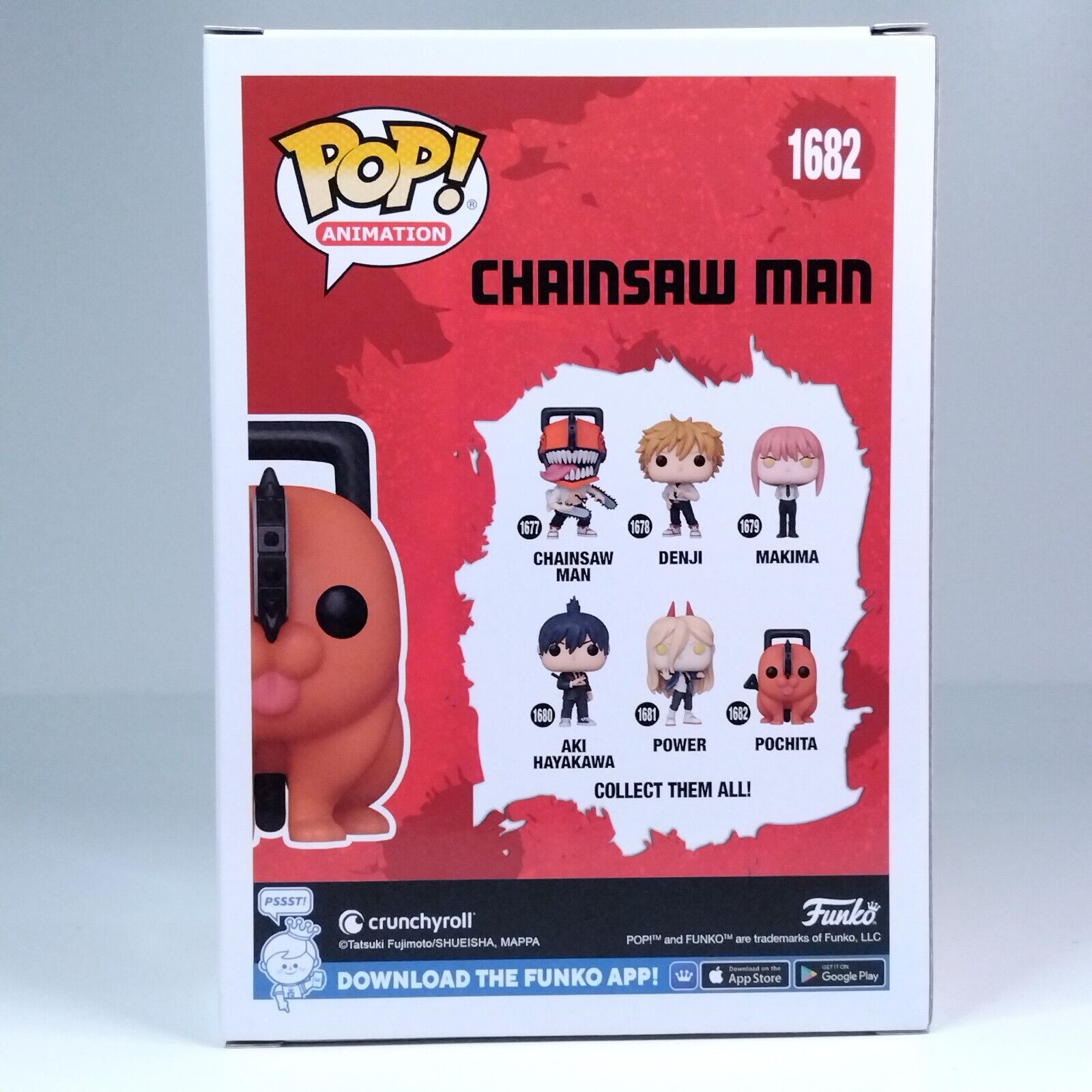 Funko Pop! Anime Chainsaw Man Pochita Signed Lindsey Seidel COA #1682