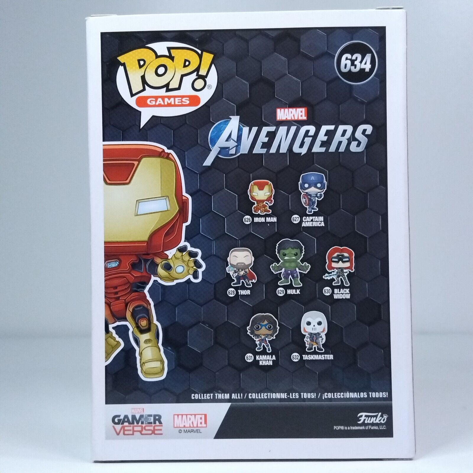 Funko Pop! Marvel Games Gamerverse Avengers Iron Man Special Edition #634