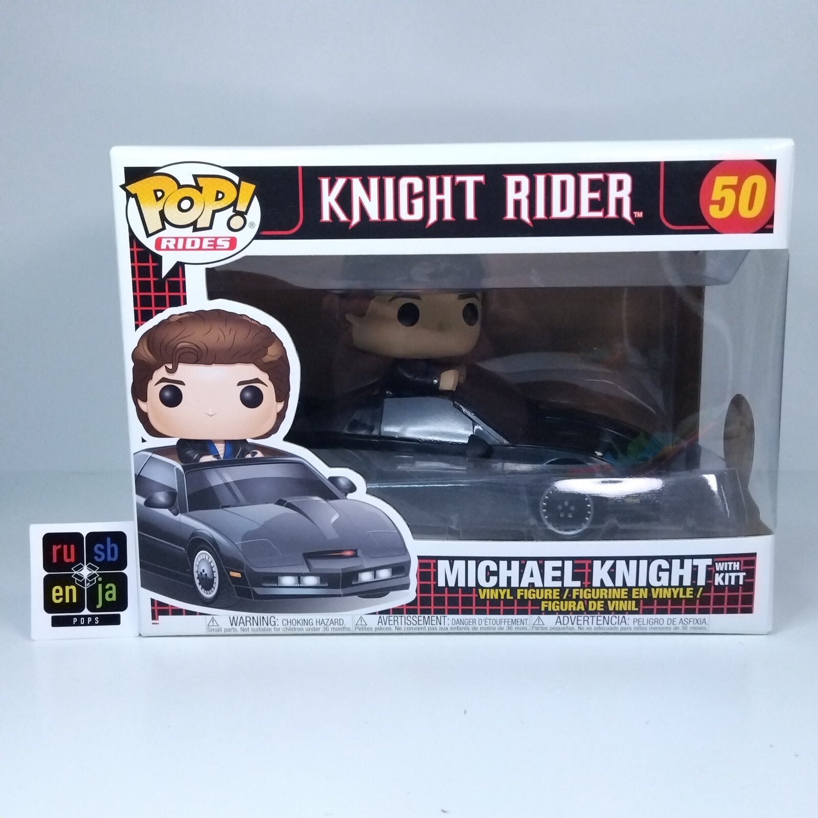 Funko Pop! Movies Rides Knight Rider Michael Knight with Kitt #50