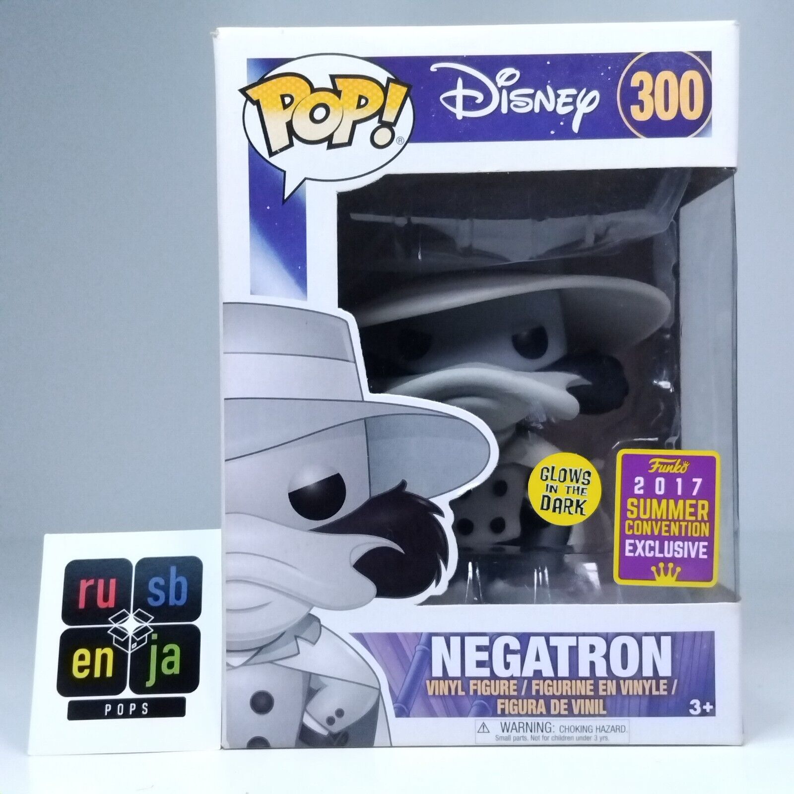 Funko Pop! Disney Darkwing Duck Negatron Glows Exclusive #300