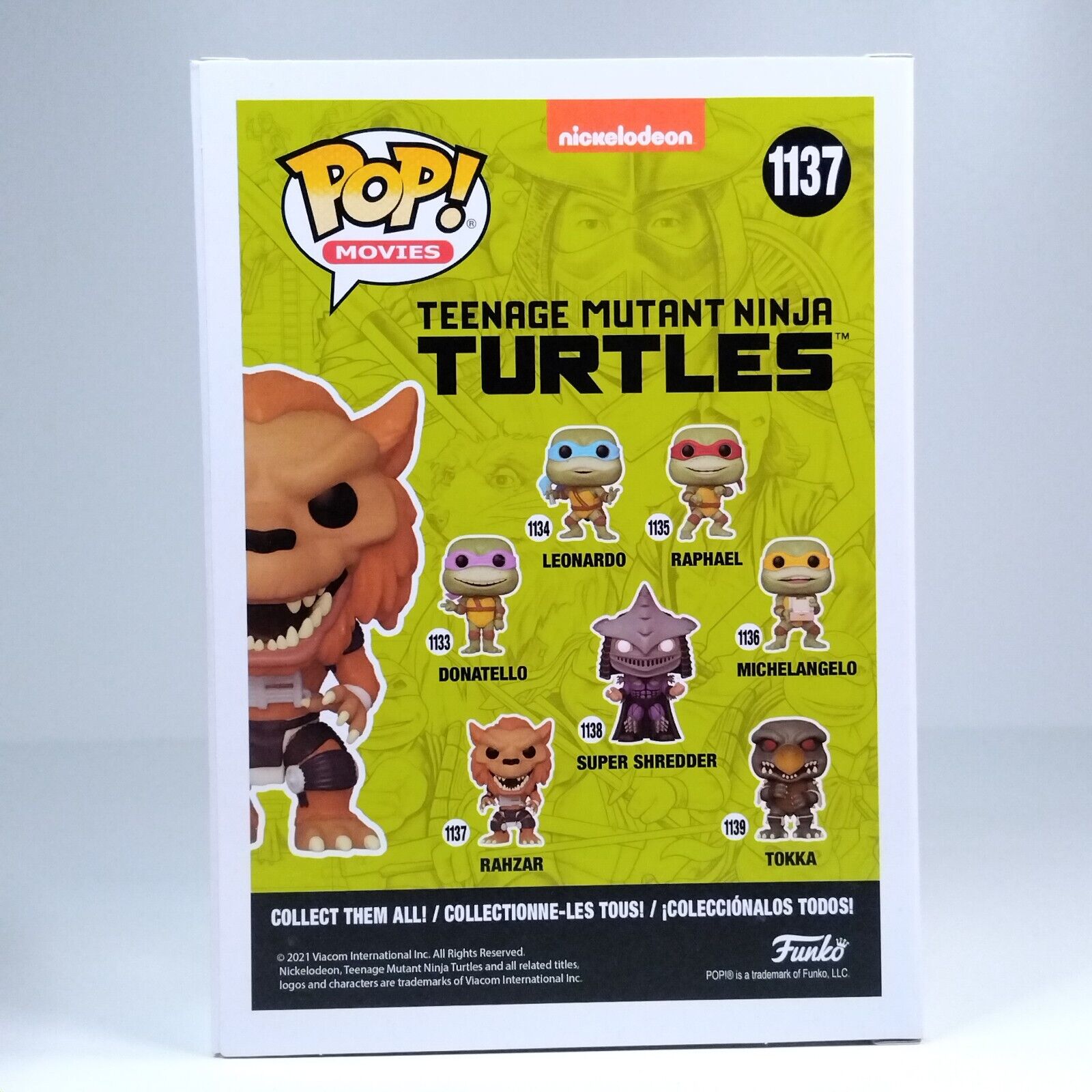 Funko Pop! Retro Teenage Mutant Ninja Turtles Rahzar Signed Frank Welker #1137