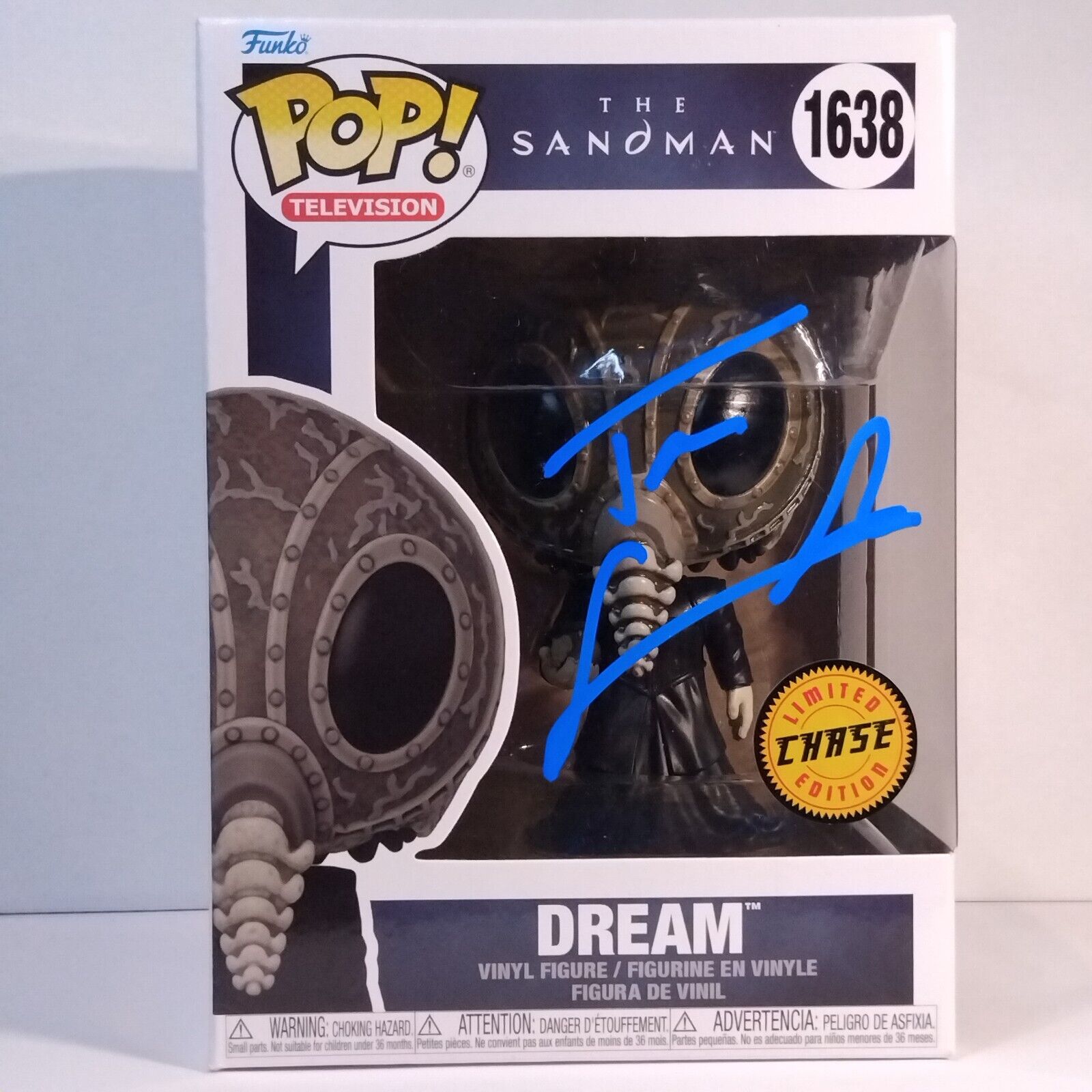 Funko Pop! TV The Sandman Dream Chase Signed Tom Sturridge COA #1638 WS