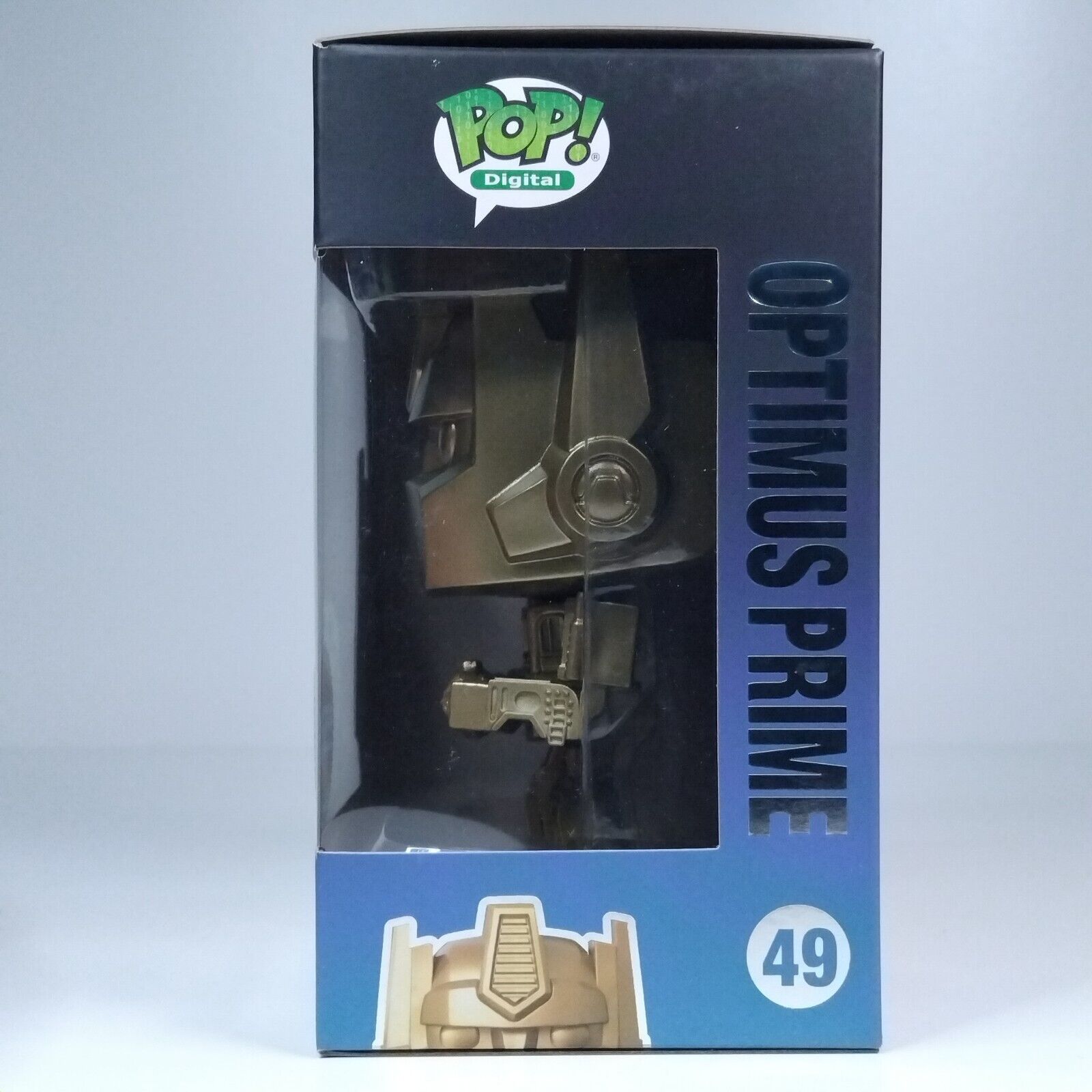 Funko Pop! Digital Retro Toys Transformers Gold Optimus Prime 999 Pcs #49