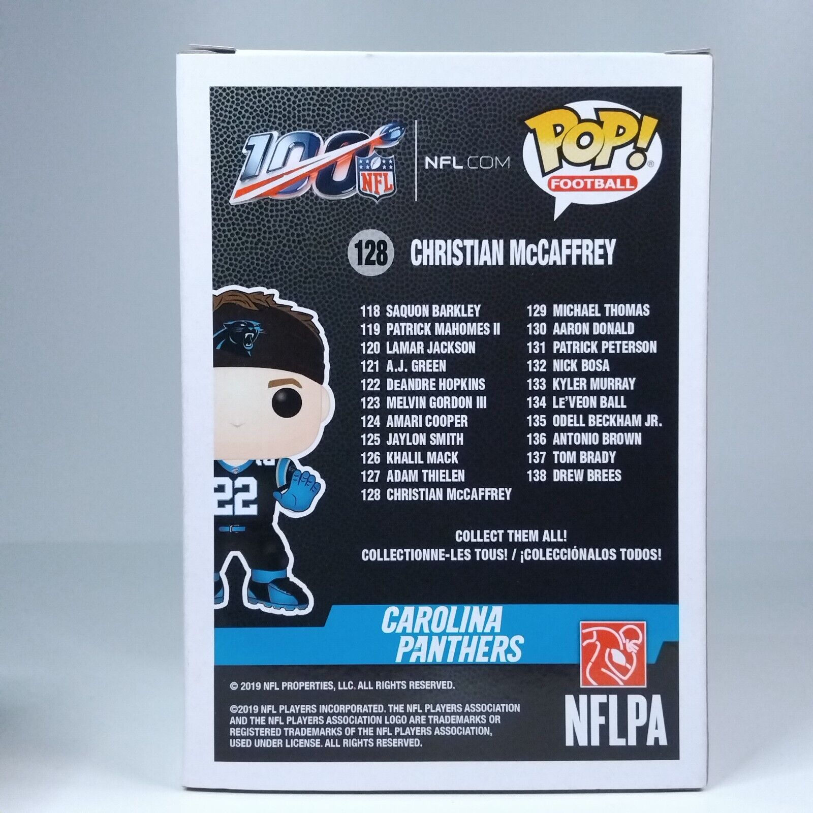 Funko Pop! Sports Football NFL Carolina Panthers Christian McCaffrey #128