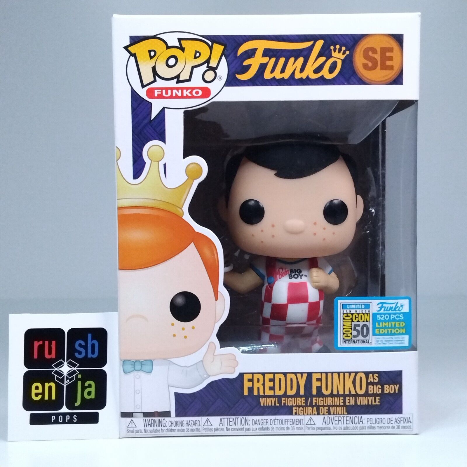 Funko Pop! Ad Icons Bob's Big Boy Freddy Funko as Bigboy 520 Pcs #SE