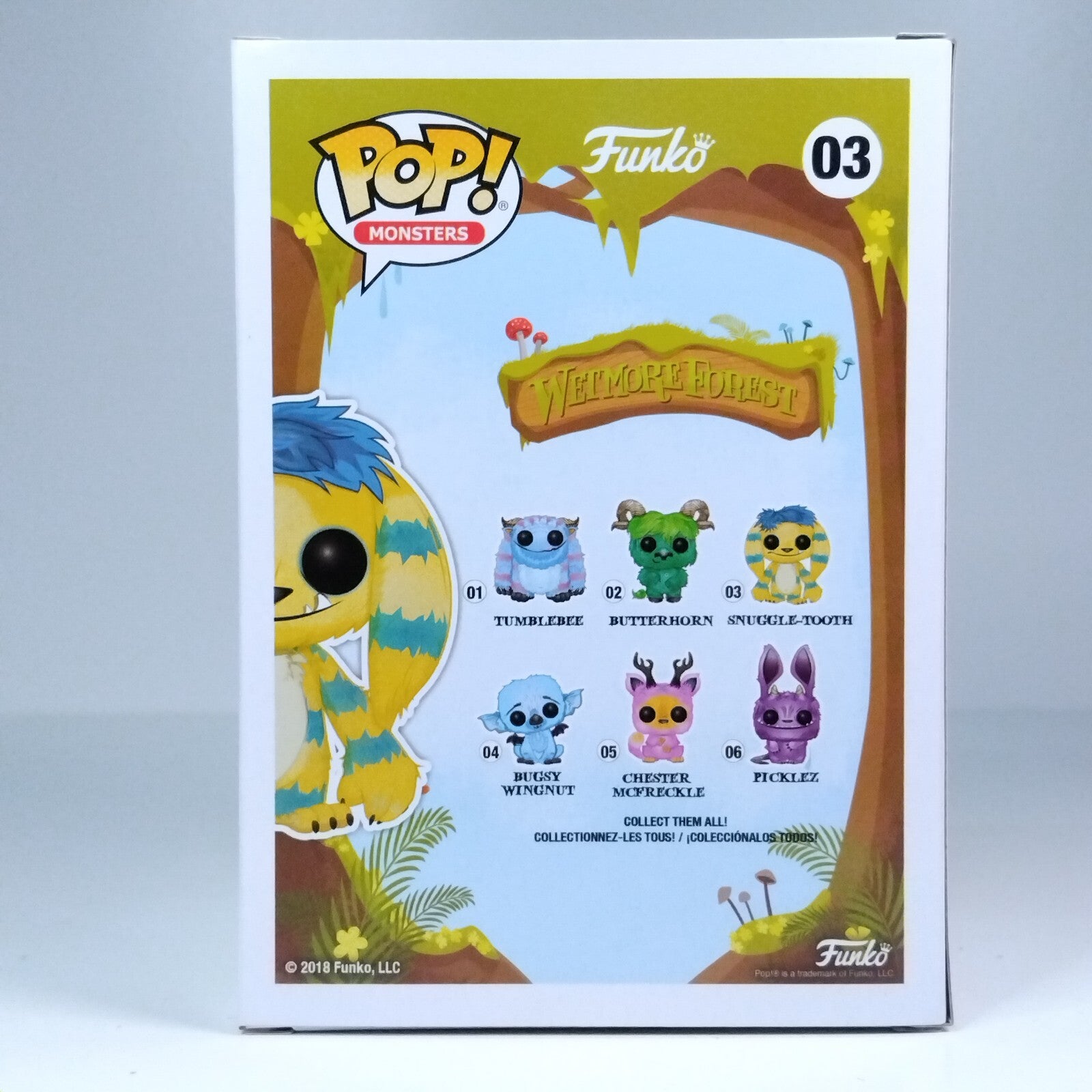 Funko Pop! Funko Wetmore Forest Monsters Snuggle-Tooth Yellow Spring Series #03