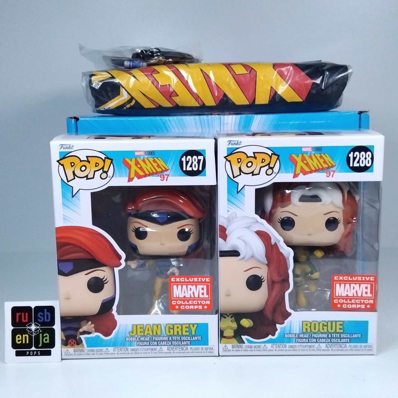 Funko Pop! Marvel Collector Corps Box X-Men '97 Jean Grey #1287 & Rogue #1288